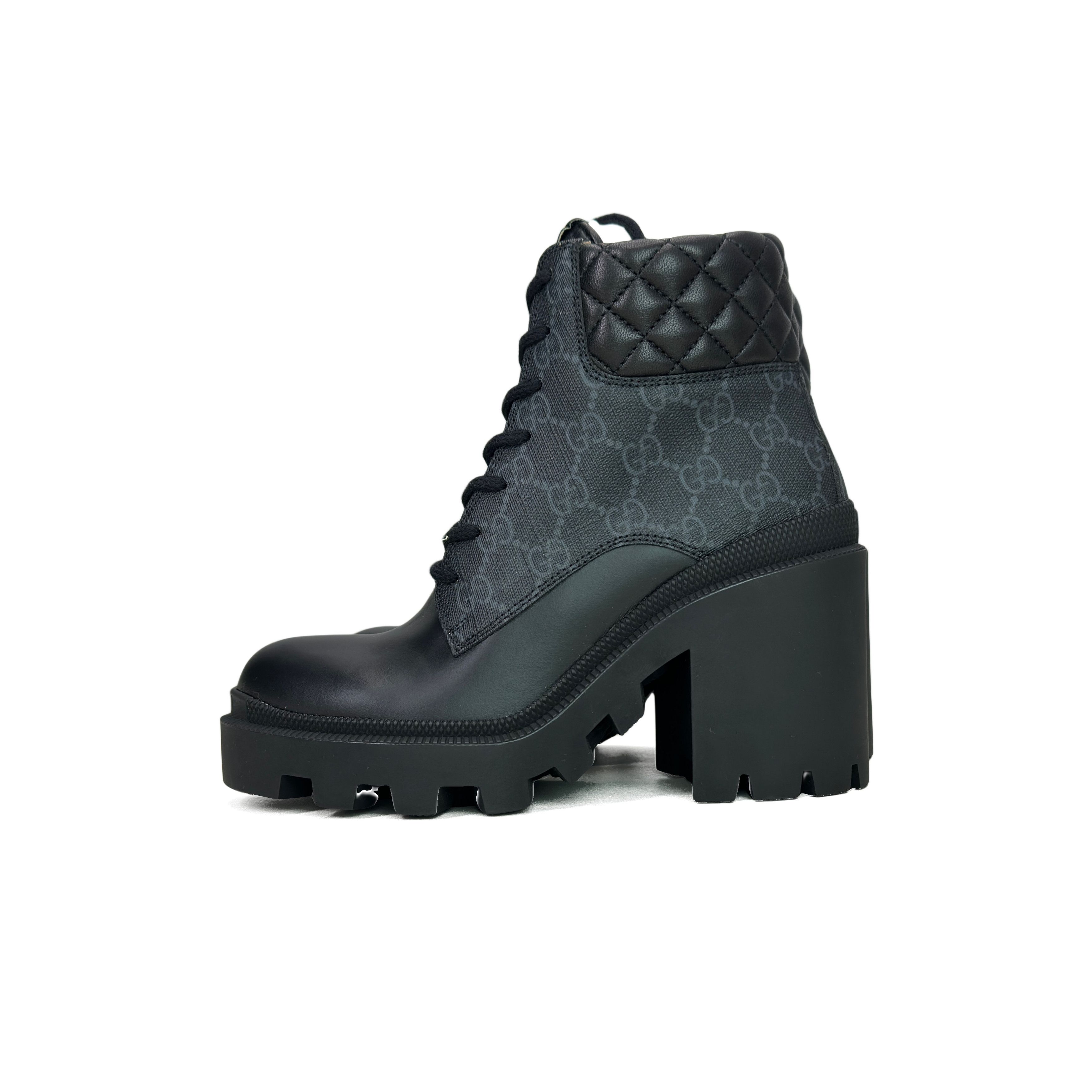 Gucci Gucci GG Quilted Ankle Boots Size 35 Size US 5 / IT 35 - 1 Thumbnail
