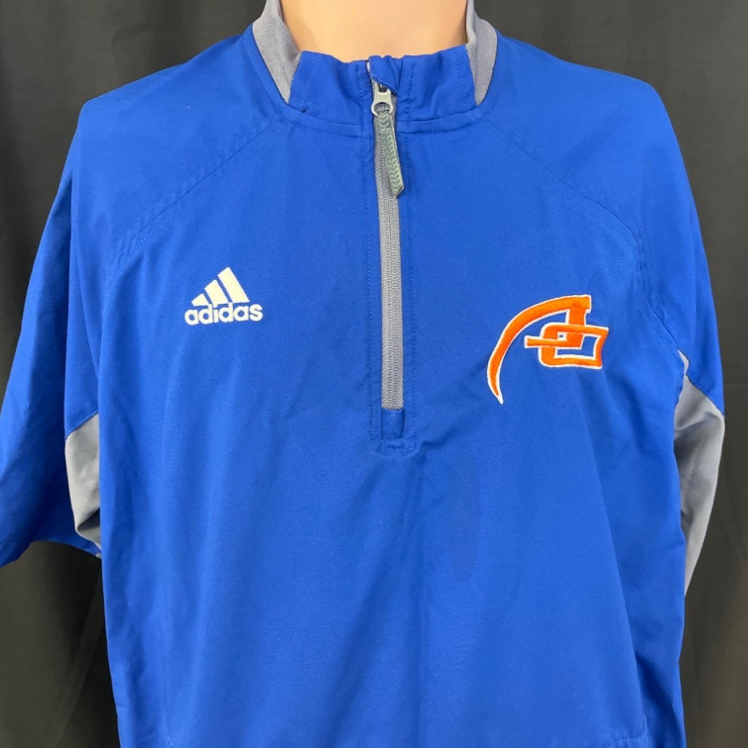 Adidas Adidas Men's Blue Cycling Shirt/Windbreaker Sz M SKU 5095 Size US M / EU 48-50 / 2 - 3 Thumbnail