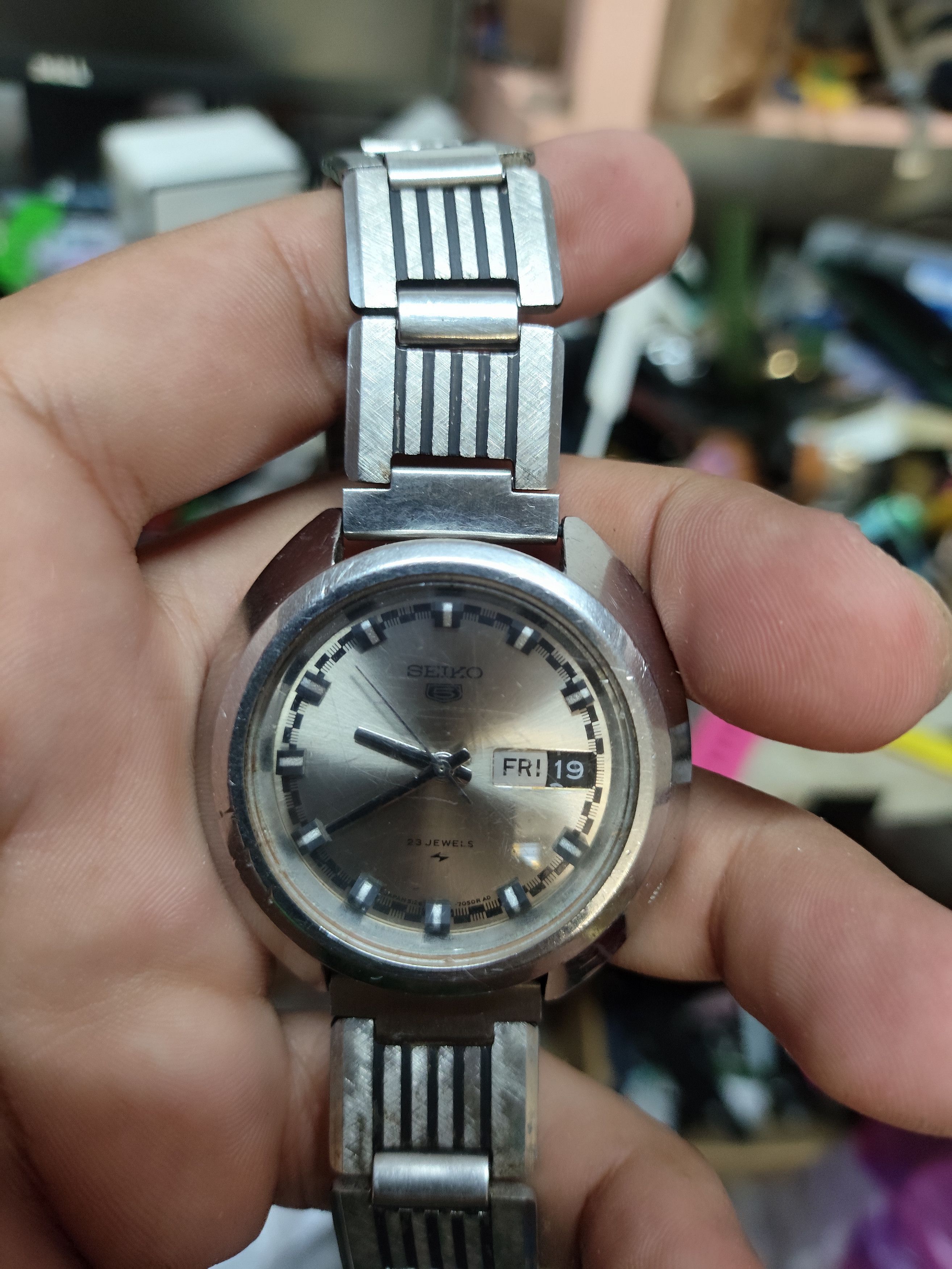 Japanese Brand Vintage 80'S SEIKO AUTOMATIC ENGINE JAPAN MADE Size ONE SIZE - 4 Thumbnail