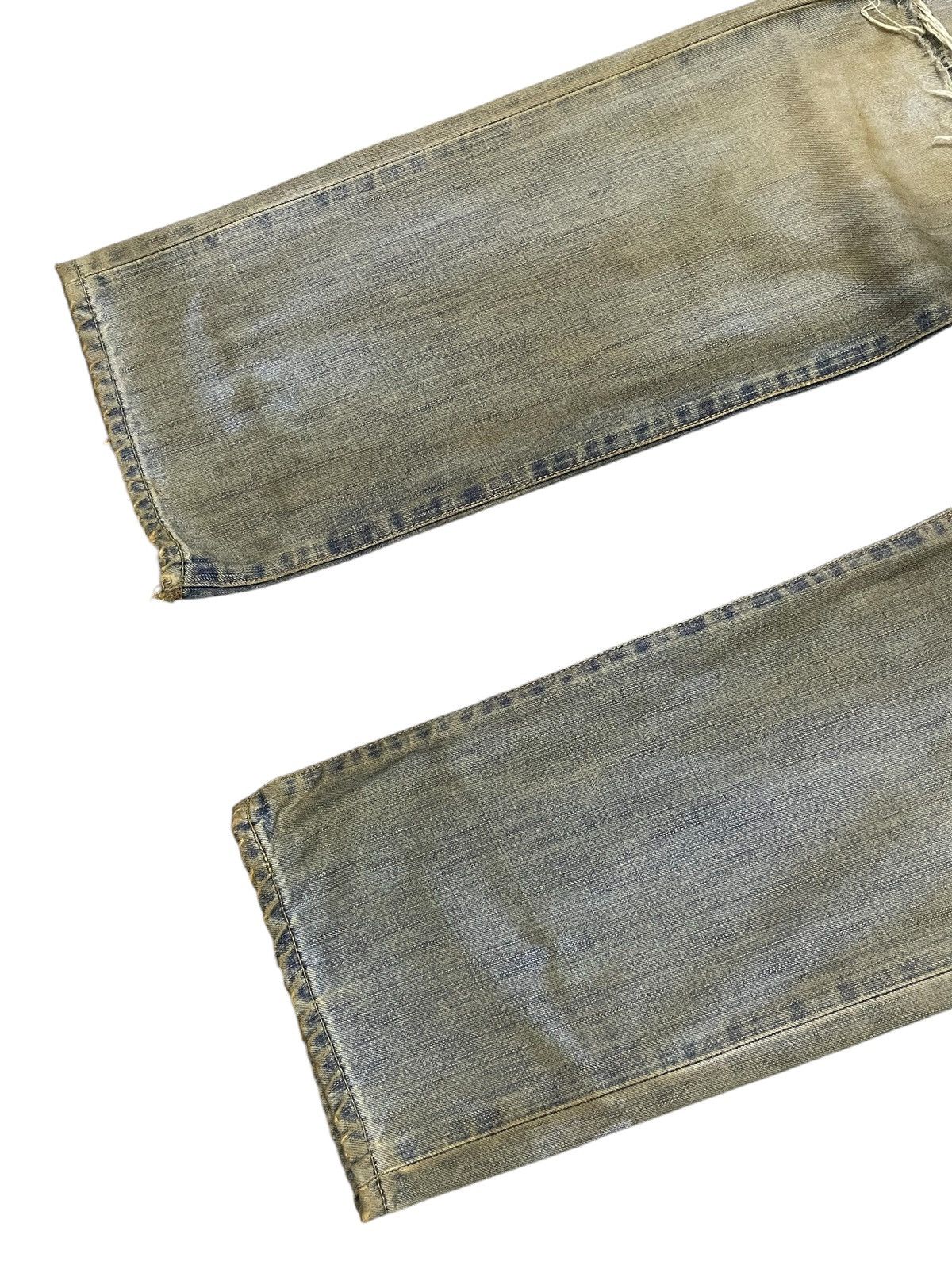 Edwin × Hysteric Glamour Edwin 503Z Muddy Wash Rusty Trashed Loose Jeans Size US 31 - 5 Thumbnail