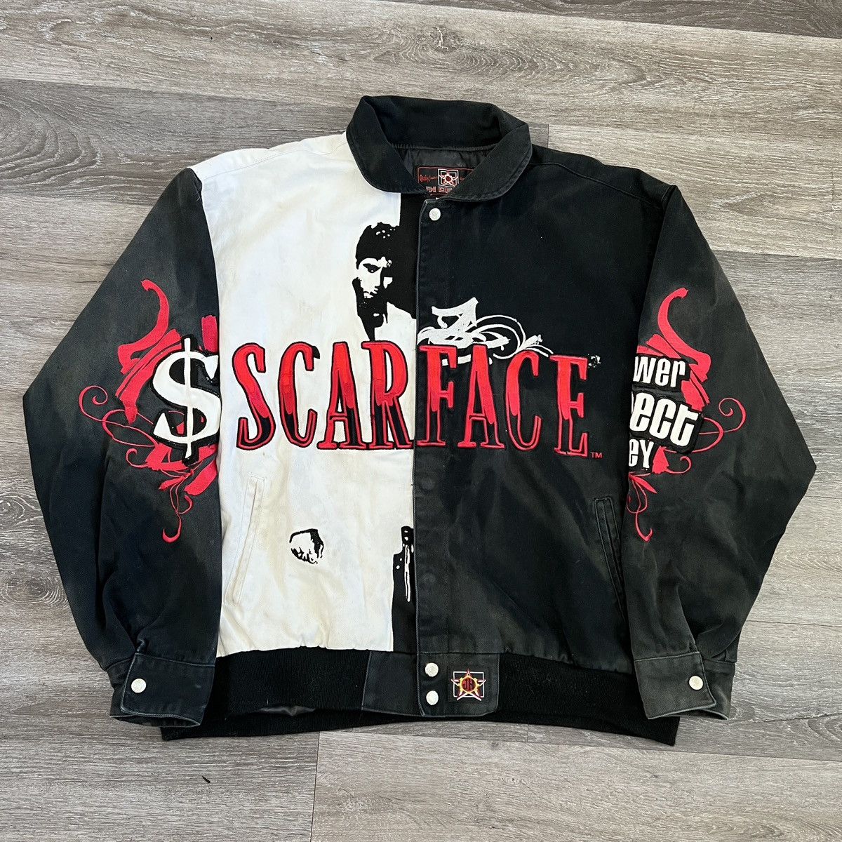 JH Design × StraightFaded × Vintage Crazy Vintage Rare 90s Scarface JH ...