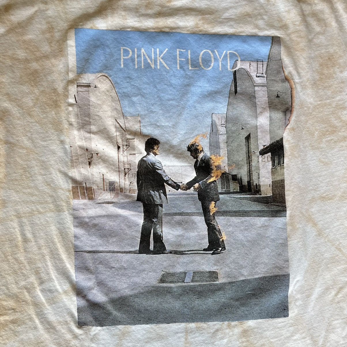 Pink Floyd Pull & Bear x Pink Floyd Wish You Were Here Tie Dye Logo Tee Size US S / EU 44-46 / 1 - 5 Thumbnail