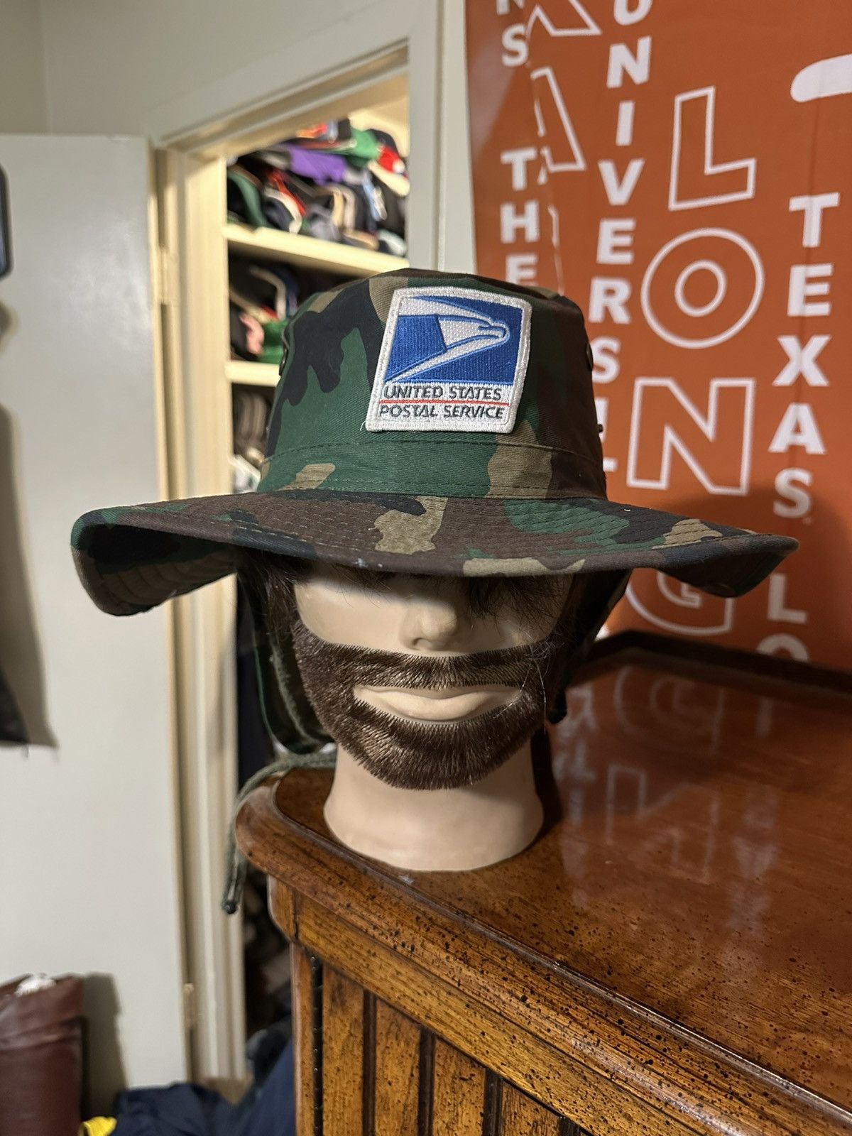 Anti Social Social Club × Vintage Vintage Usps mailman “camouflage” bucket hat 90s Size ONE SIZE - 1 Thumbnail