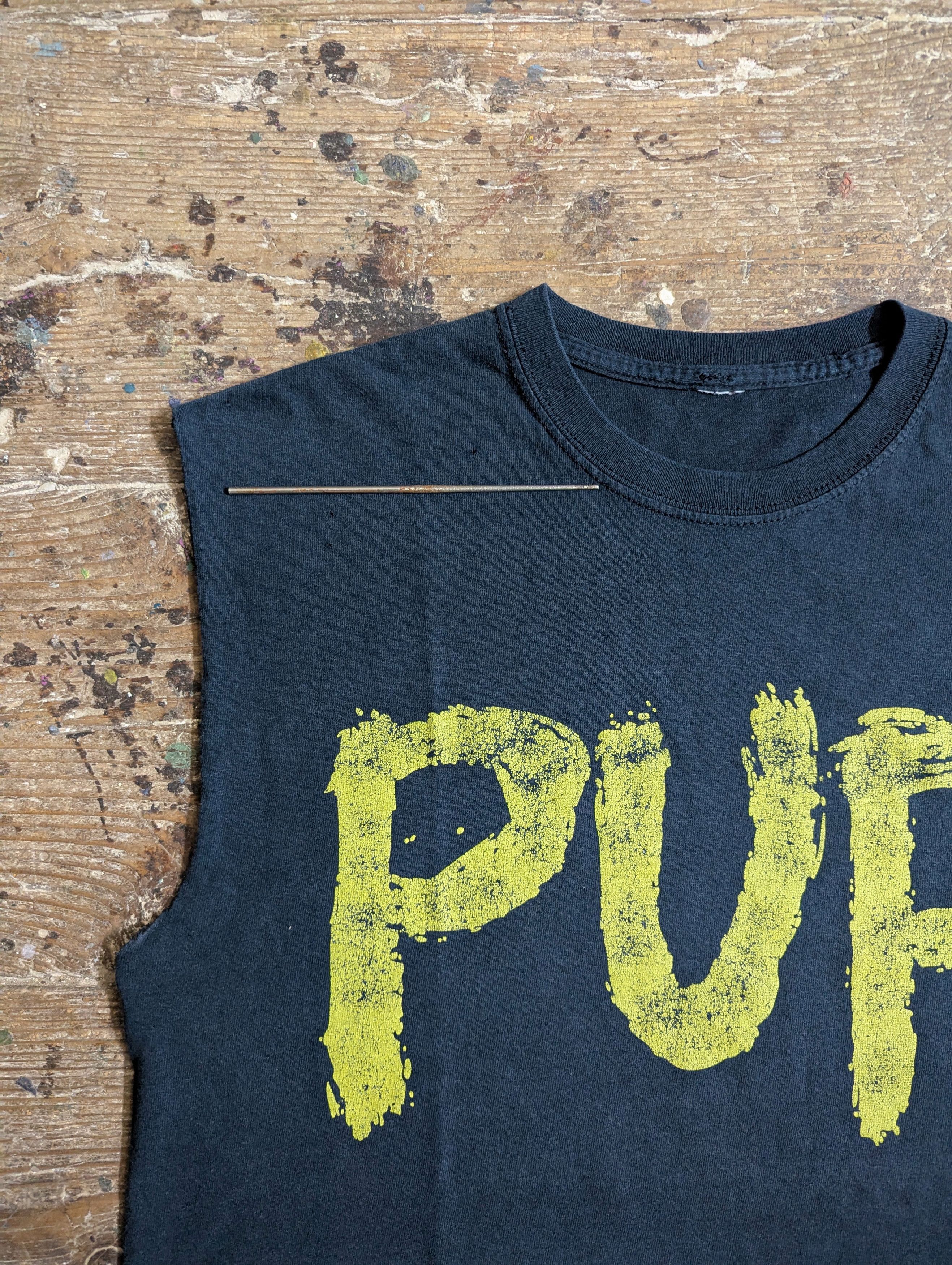 Band Tees Rare! 00s Pup Logo Sleeveless T Shirt Size US M / EU 48-50 / 2 - 3 Thumbnail