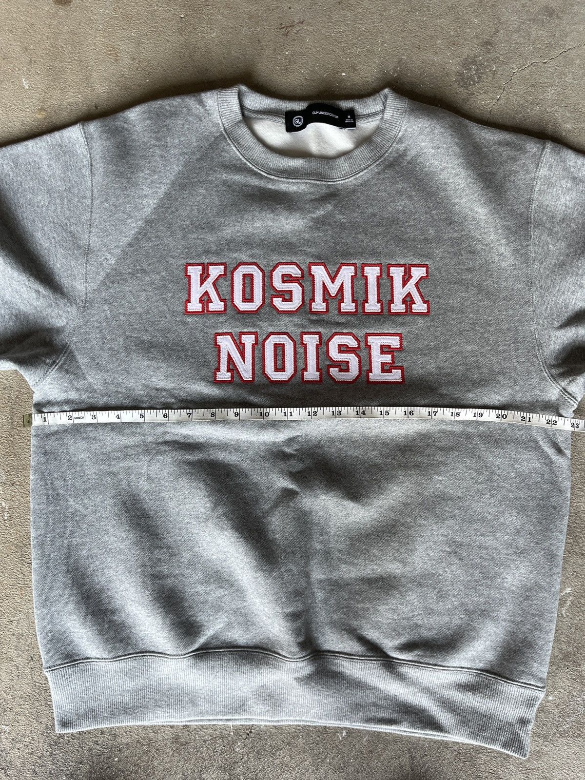 GU × Japanese Brand × Undercover GU X UNDERCOVER KOSMIK NOISE GREY SWEATSHIRT (M) Size US M / EU 48-50 / 2 - 11 Thumbnail