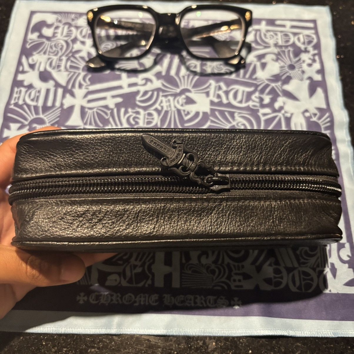 Chrome Hearts Chrome Hearts Gold Hardware glasses Size ONE SIZE - 6 Thumbnail