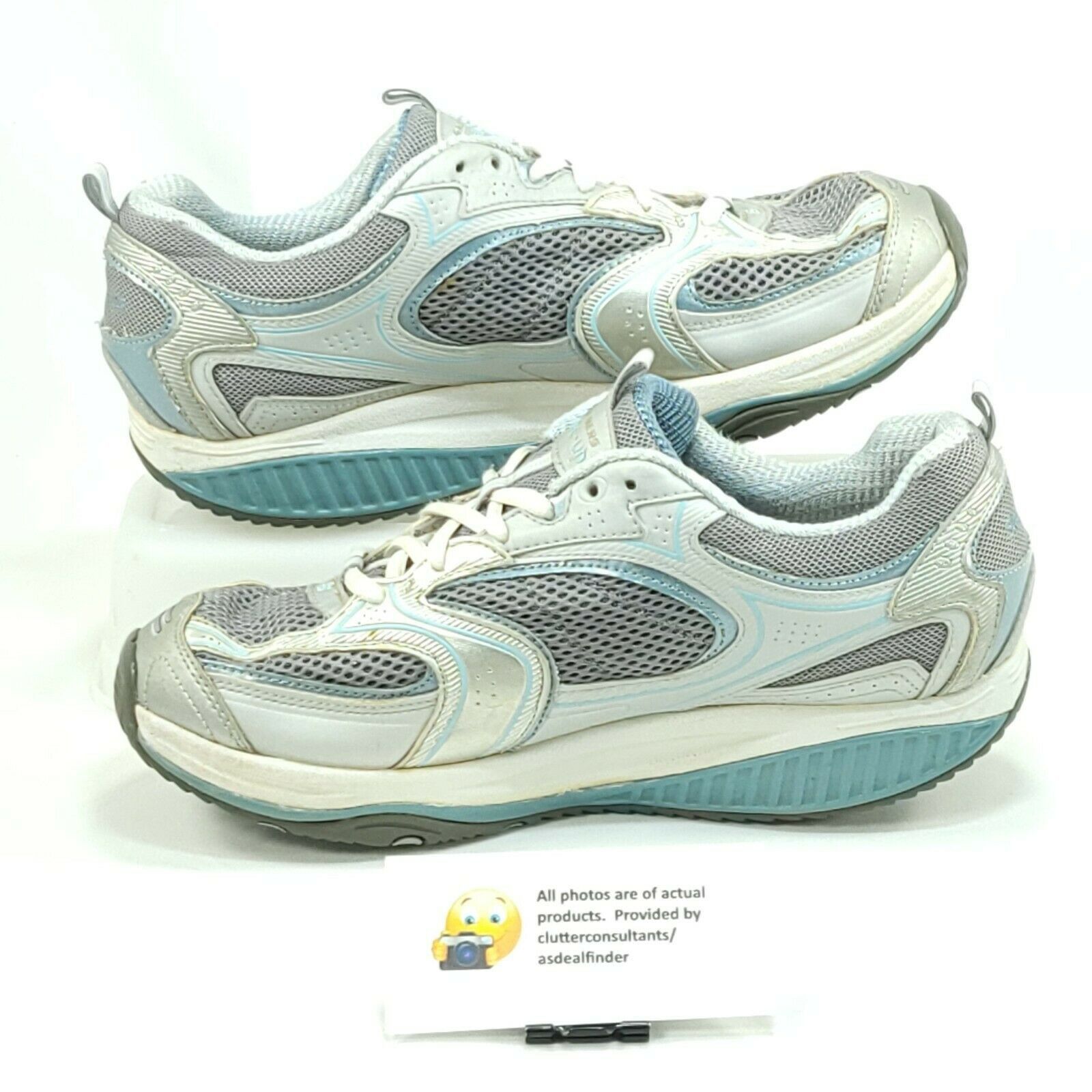 SKECHERS Skechers Shape Ups Shoe Womens Size 8.5 12320 Gray Blue Size US 8.5 / IT 38.5 - 4 Thumbnail