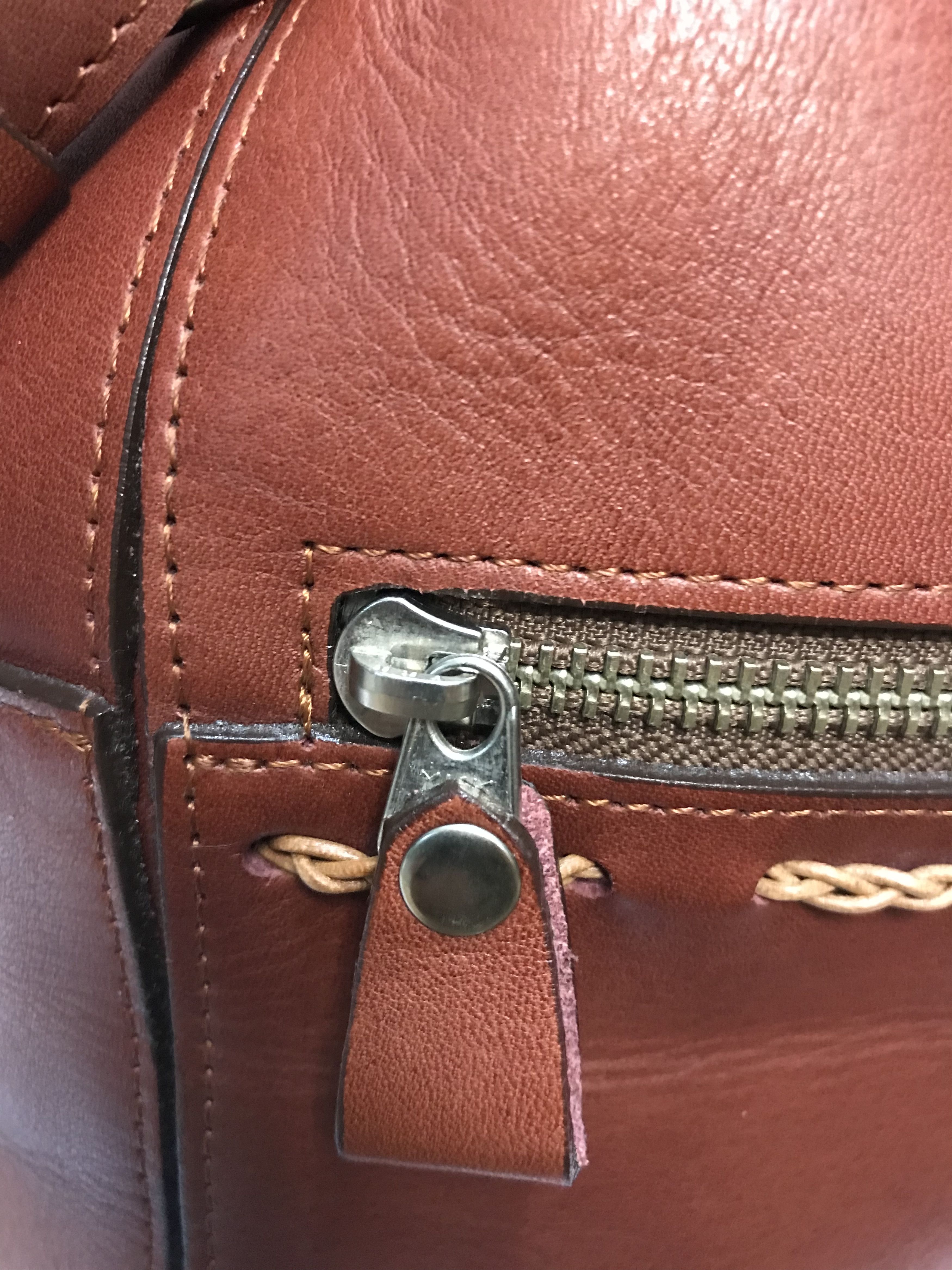 Leather A.Y.A Classic Heritage Leather Bucket Bag Size ONE SIZE - 8 Thumbnail