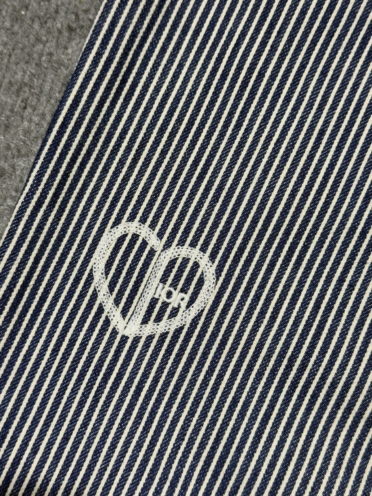 Dior Dior - Striped Carpenter - Heart CD embossed - Pants Size US 31 - 9 Thumbnail