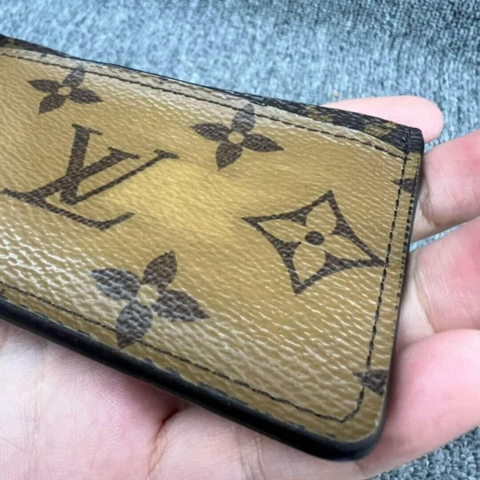 Louis Vuitton 100% Authentic Louis Vuitton Leather Card Case 178-101924 Size ONE SIZE - 6 Thumbnail