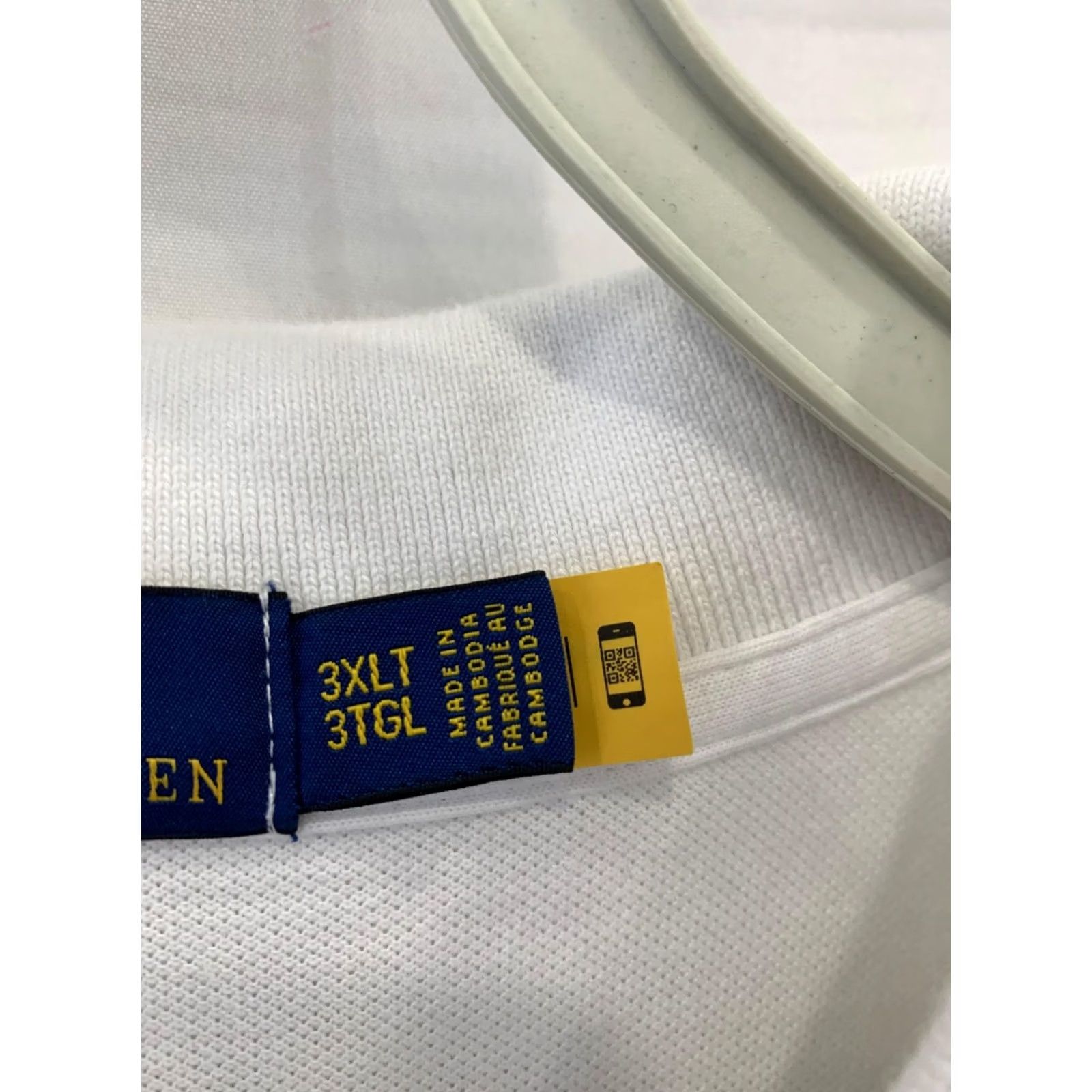 Ralph Lauren VINTAGE Polo Bear Shirt Polo Ralph Lauren Polo Bear 3XLT Big & Tall Mens White Short Sleeve Polo Shirt Bear 90s Size US XXL / EU 58 / 5 - 5 Thumbnail