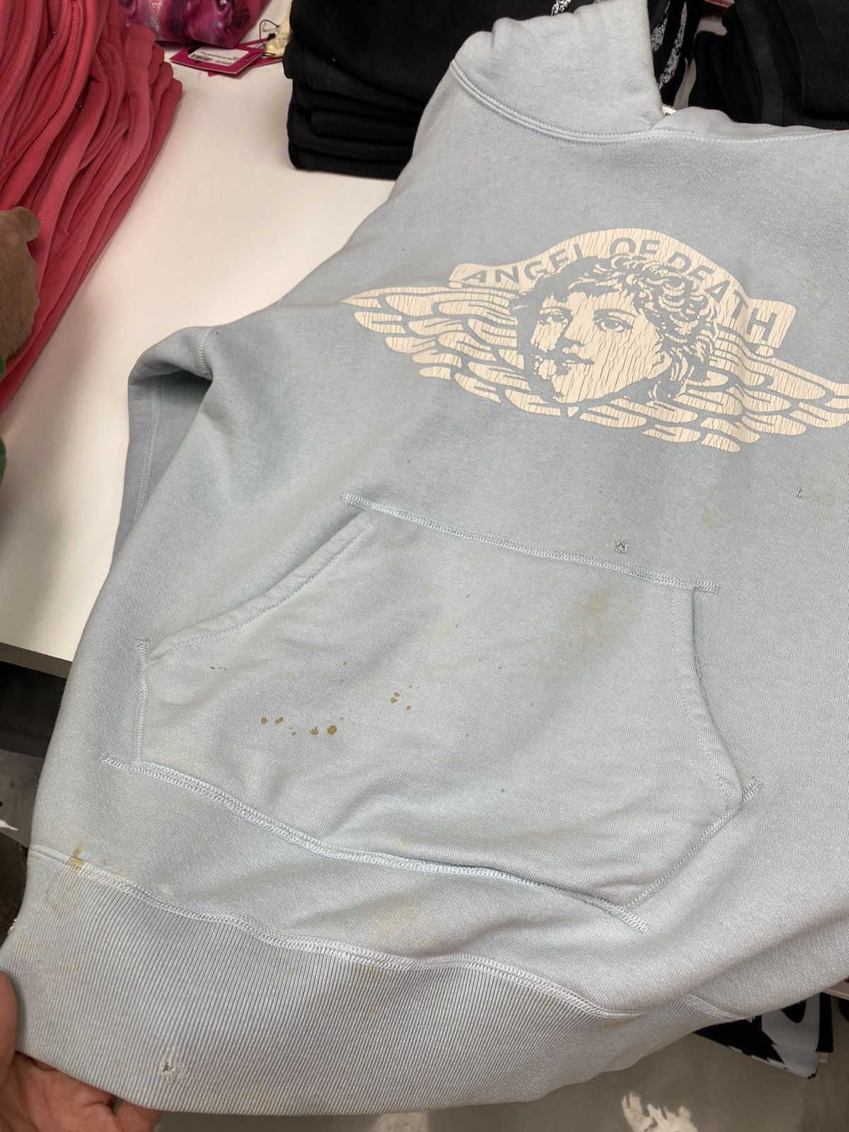 Saint Michael Saint Michael angel of death hoodie light blue small Size US S / EU 44-46 / 1 - 10 Thumbnail