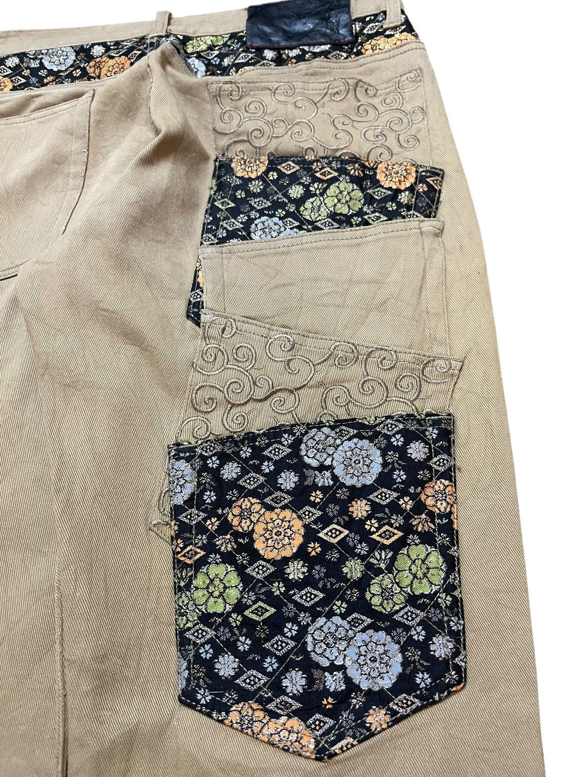 Yasuyuki Ishii Vintage Japanese Brand Dragon Embroidery Sukajan Style Denim Size US 31 - 11 Thumbnail