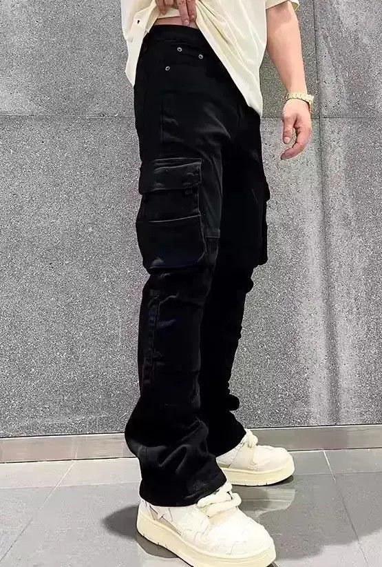 Japanese Brand Slim Fitting Straight Cargo Pant Size US 32 / EU 48 - 6 Thumbnail