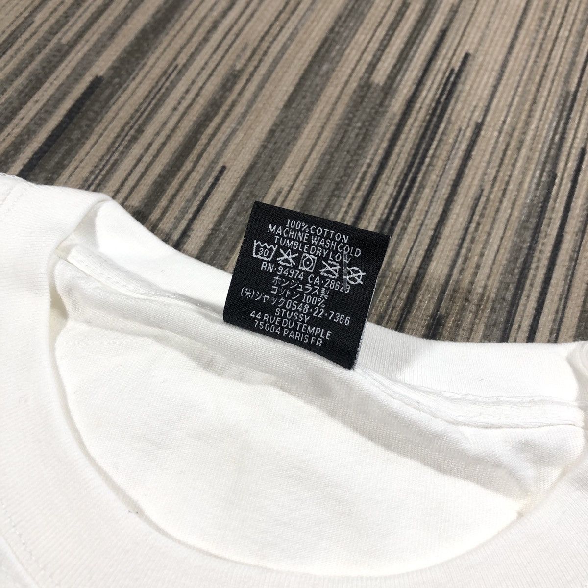 Stussy × Vintage Stussy Burning Stock Tee Size US L / EU 52-54 / 3 - 6 Thumbnail