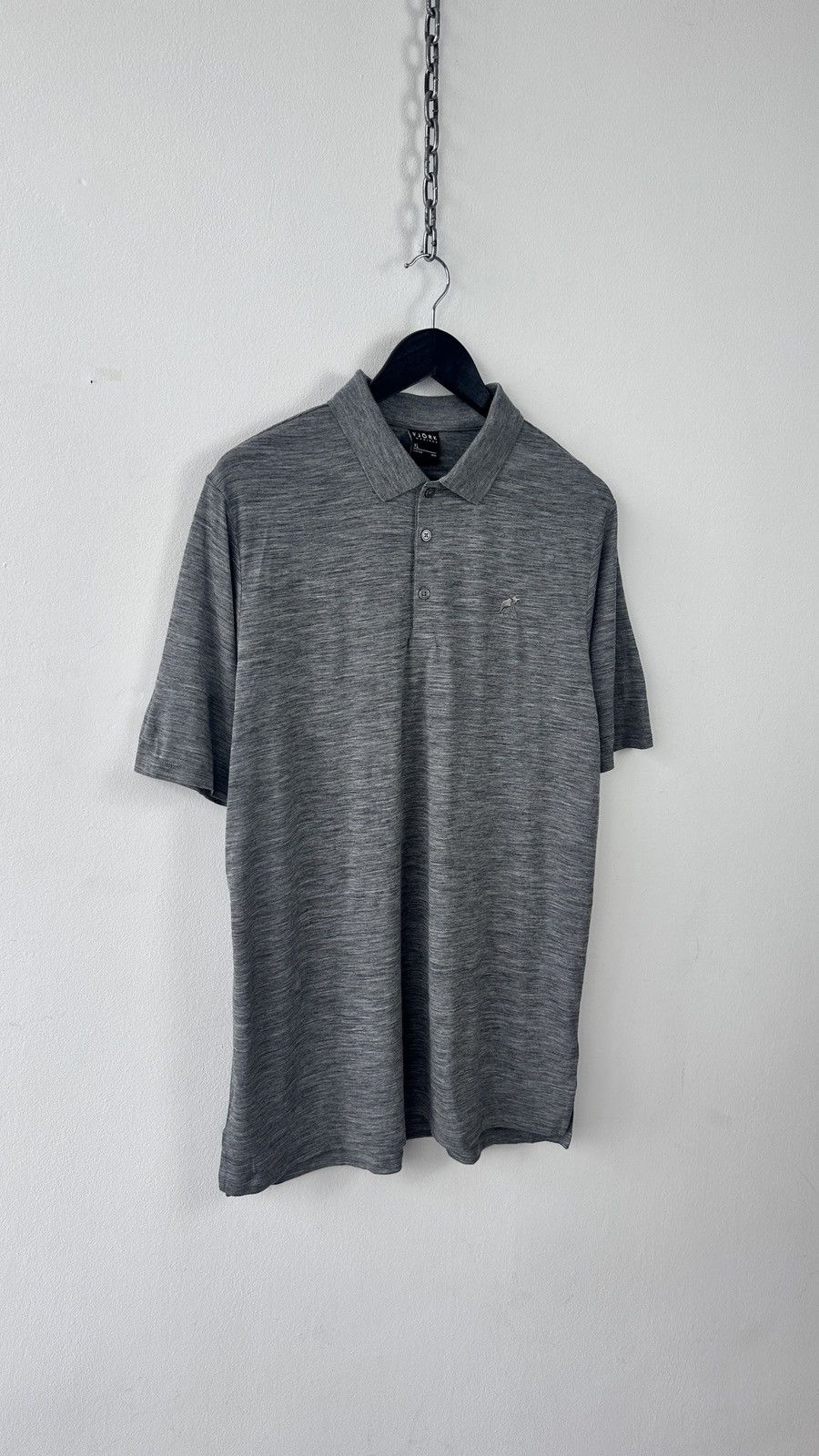 Other Fjörk Merino Wool Polo Shirt XL Heather Outdoor Golf Top Size US XL / EU 56 / 4 - 2 Thumbnail