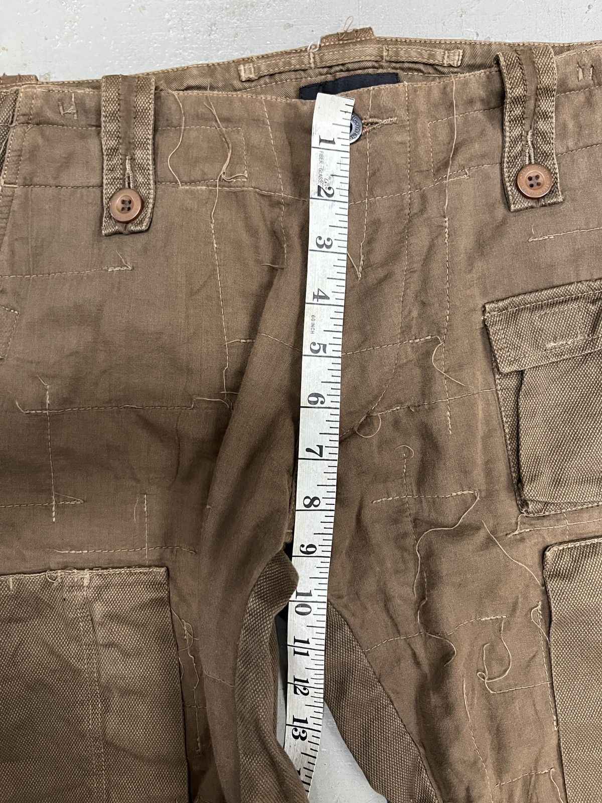 Greg Lauren In The Attic Bondage Cargo Hemp Patchwork Greg Lauren Style Size US 33 - 13 Thumbnail