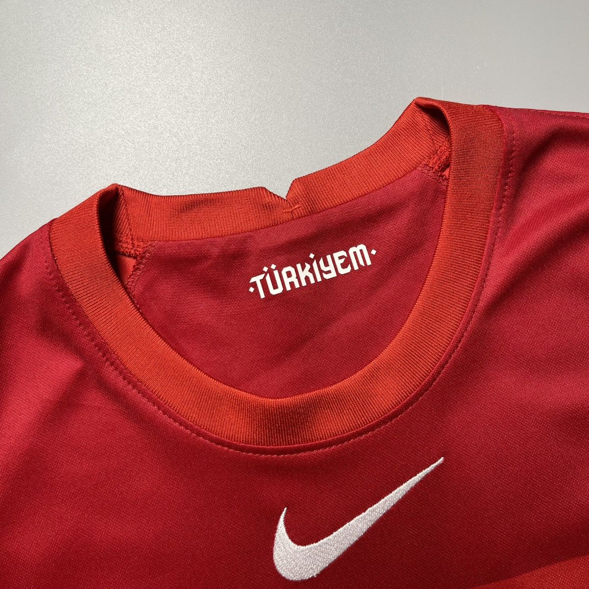 Nike × Vintage NWT TURKEY NIKE 2020 FOOTBALL AWAY JERSEY #10 CALHANOGLU Size US M / EU 48-50 / 2 - 5 Thumbnail
