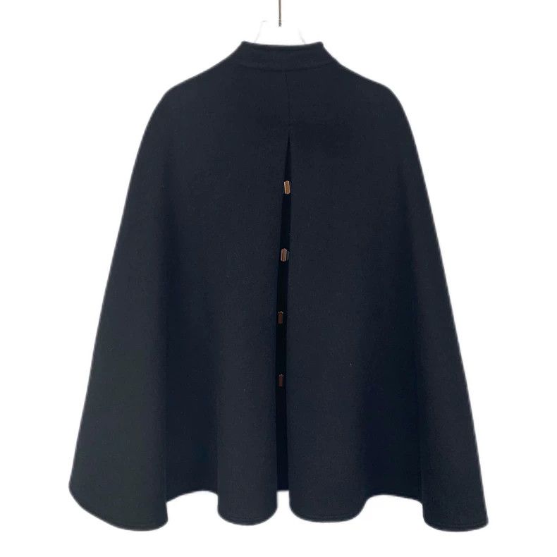 Louis Vuitton Louis Vuitton Single-breasted wool cloak coat with presbyo Size XS / US 0-2 / IT 36-38 - 2 Thumbnail