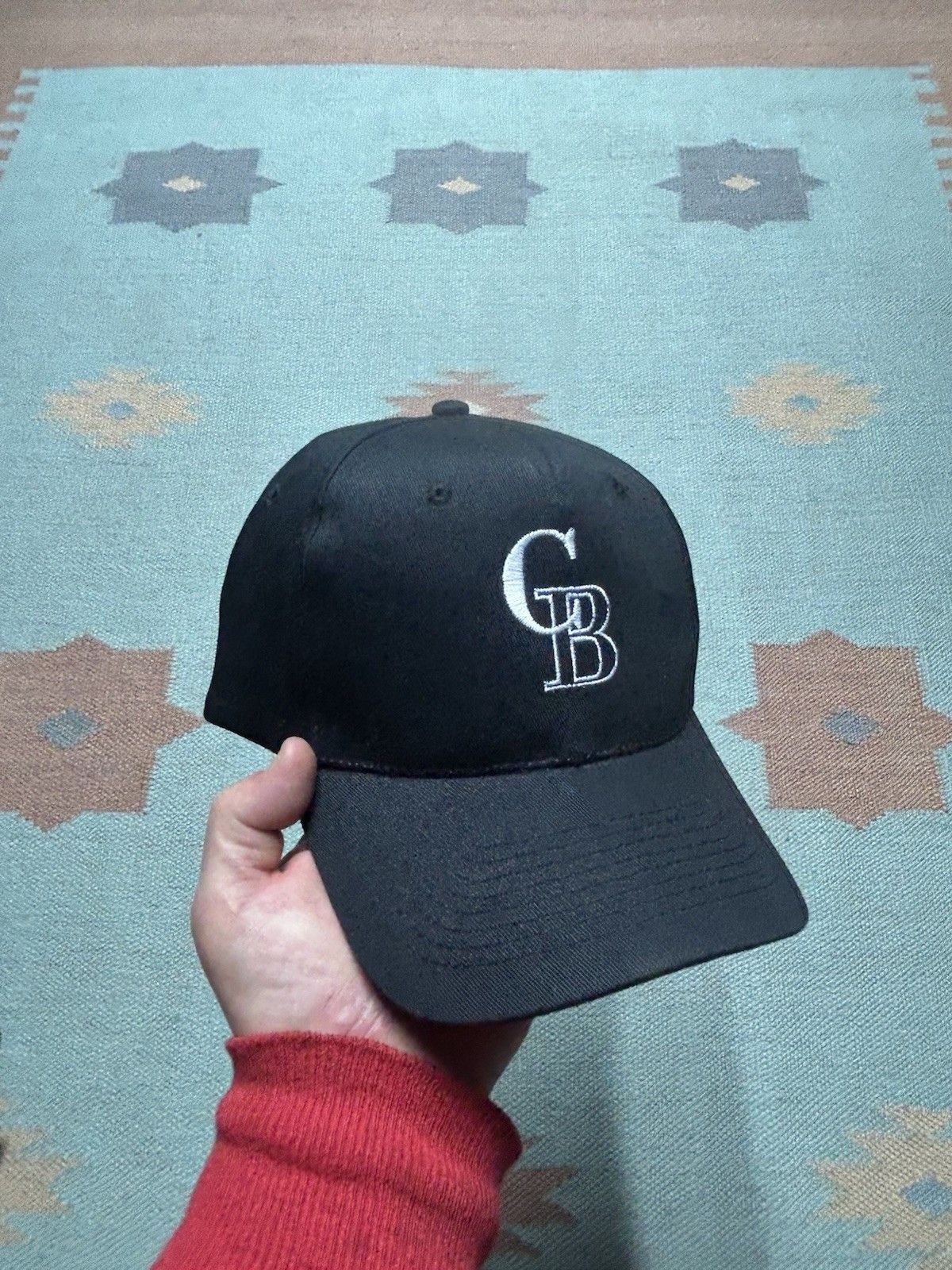 Vintage Vintage SnapBack hat Clint black CB logo country music black Size ONE SIZE - 1 Thumbnail
