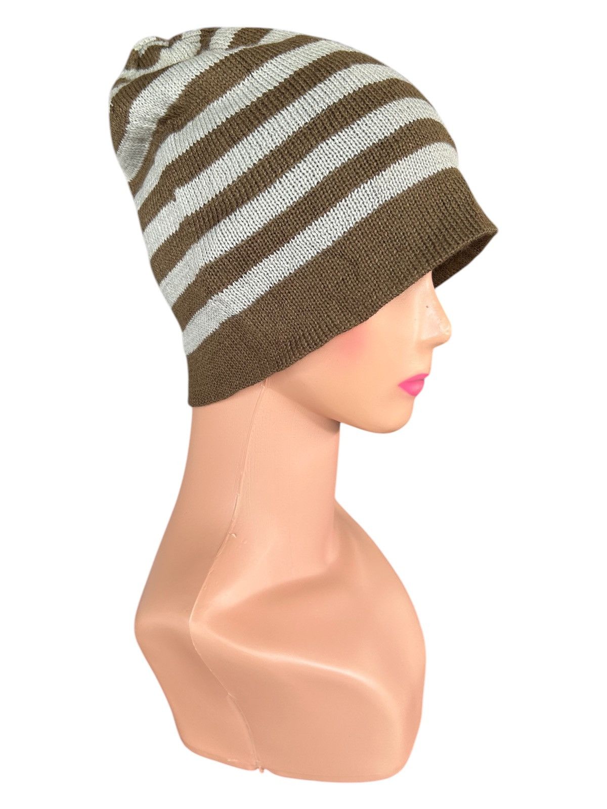 Japanese Brand × Kapital × Vintage Stripe Japanese Style Beanie Hats Size ONE SIZE - 1 Thumbnail