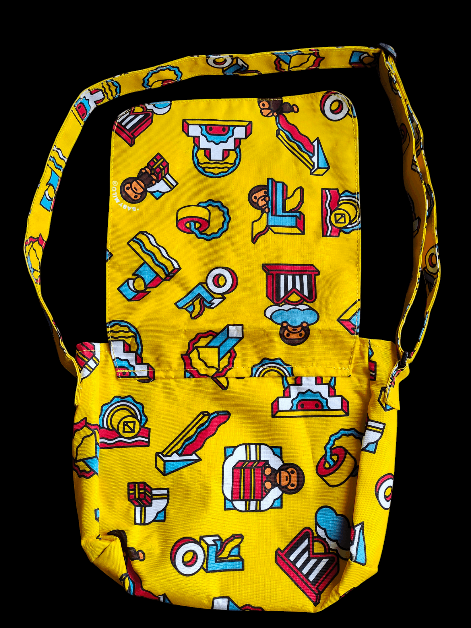 Bape Bape Bape Baby Milo Toy Print Shoulder Bag Size ONE SIZE - 3 Thumbnail
