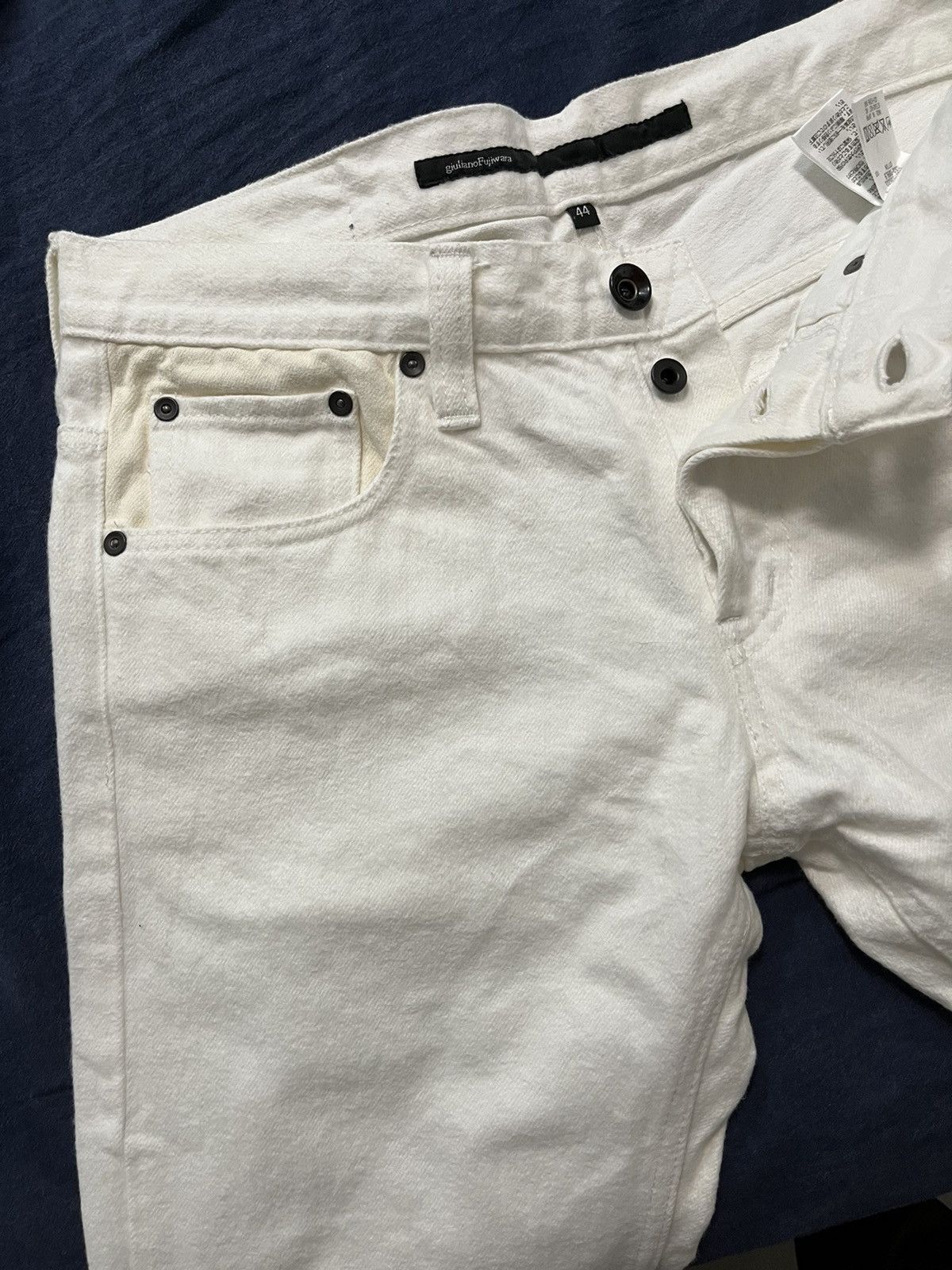 Giuliano Fujiwara White pants 44 Size US 30 / EU 46 - 4 Thumbnail
