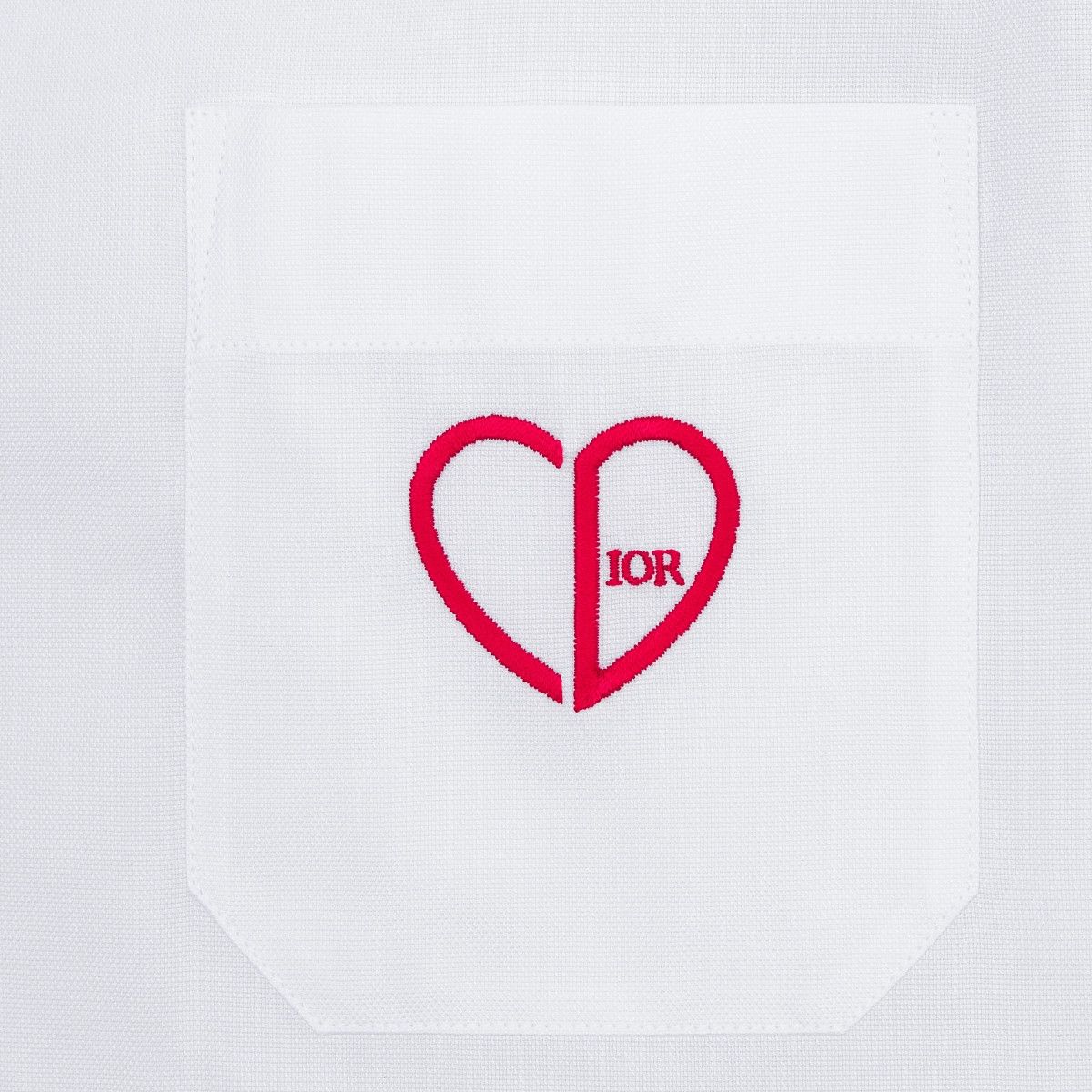 Dior o1bcso1str0226 Embroidered Short-Sleeved Shirt in White Size US XL / EU 56 / 4 - 3 Thumbnail