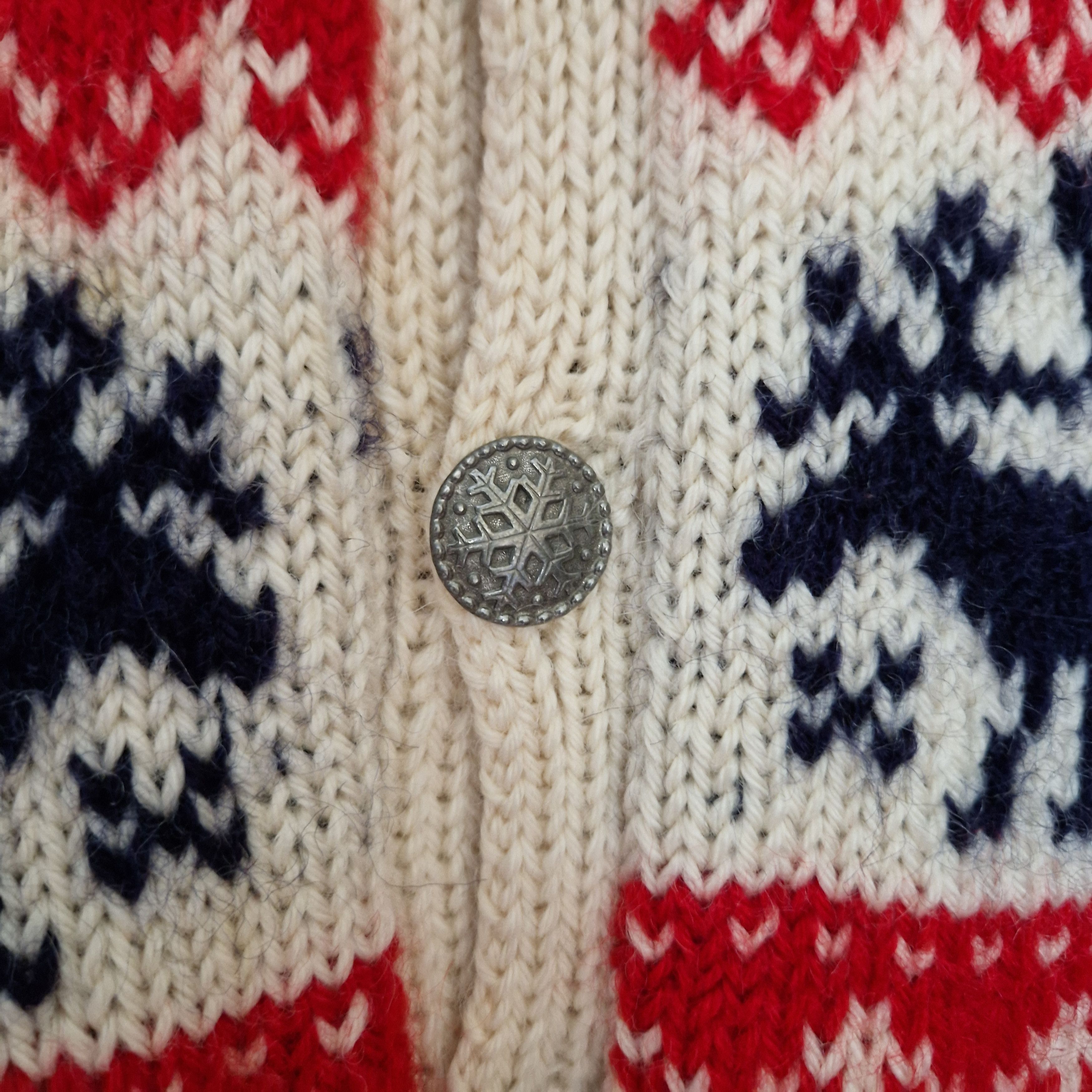 Other Vintage Handknitted Norwegian Cardigan Size US XL / EU 56 / 4 - 4 Thumbnail