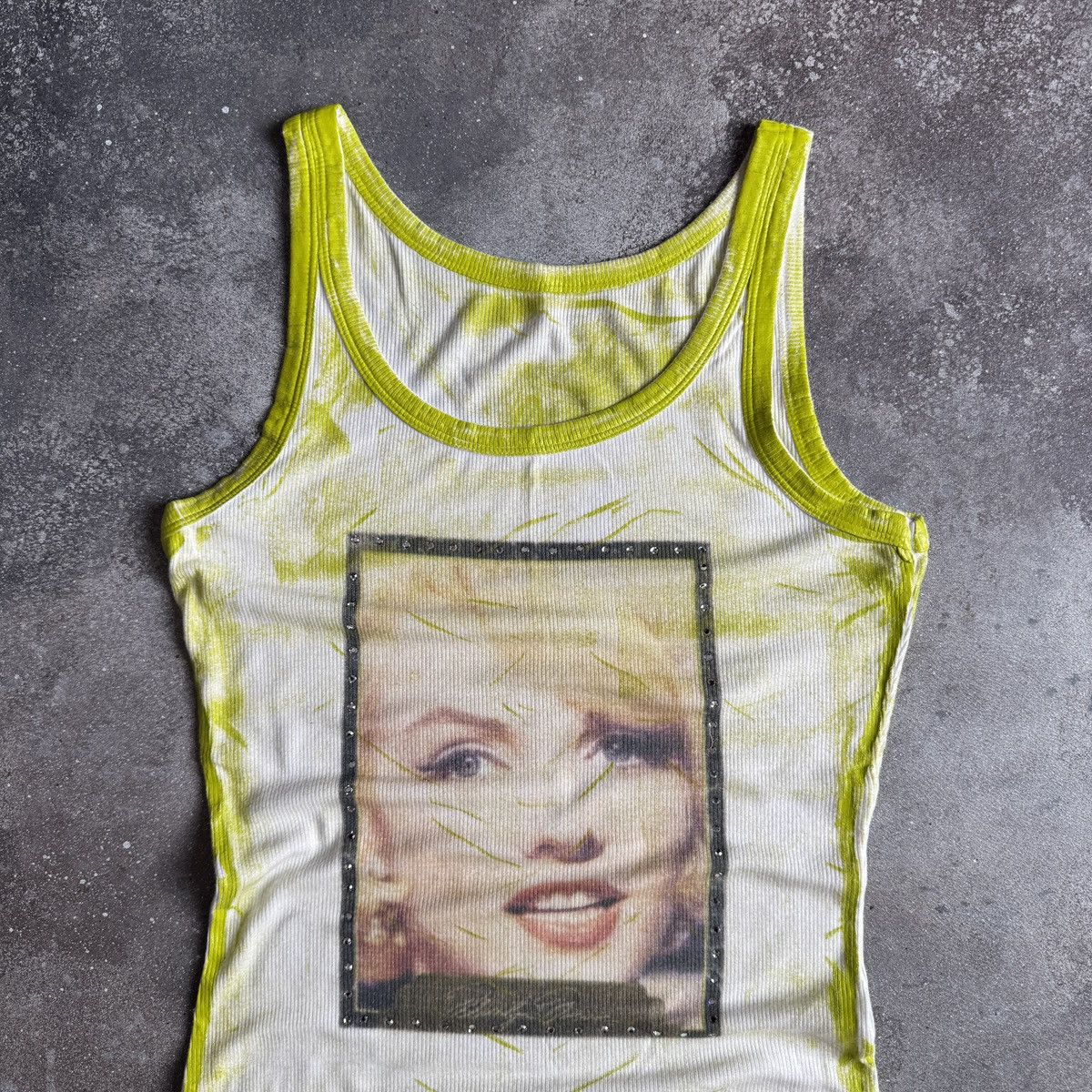 Hysteric Glamour Marilyn Monroe Vintage Y2K Glamour Ribbed Tank Top Size S / US 4 / IT 40 - 2 Thumbnail