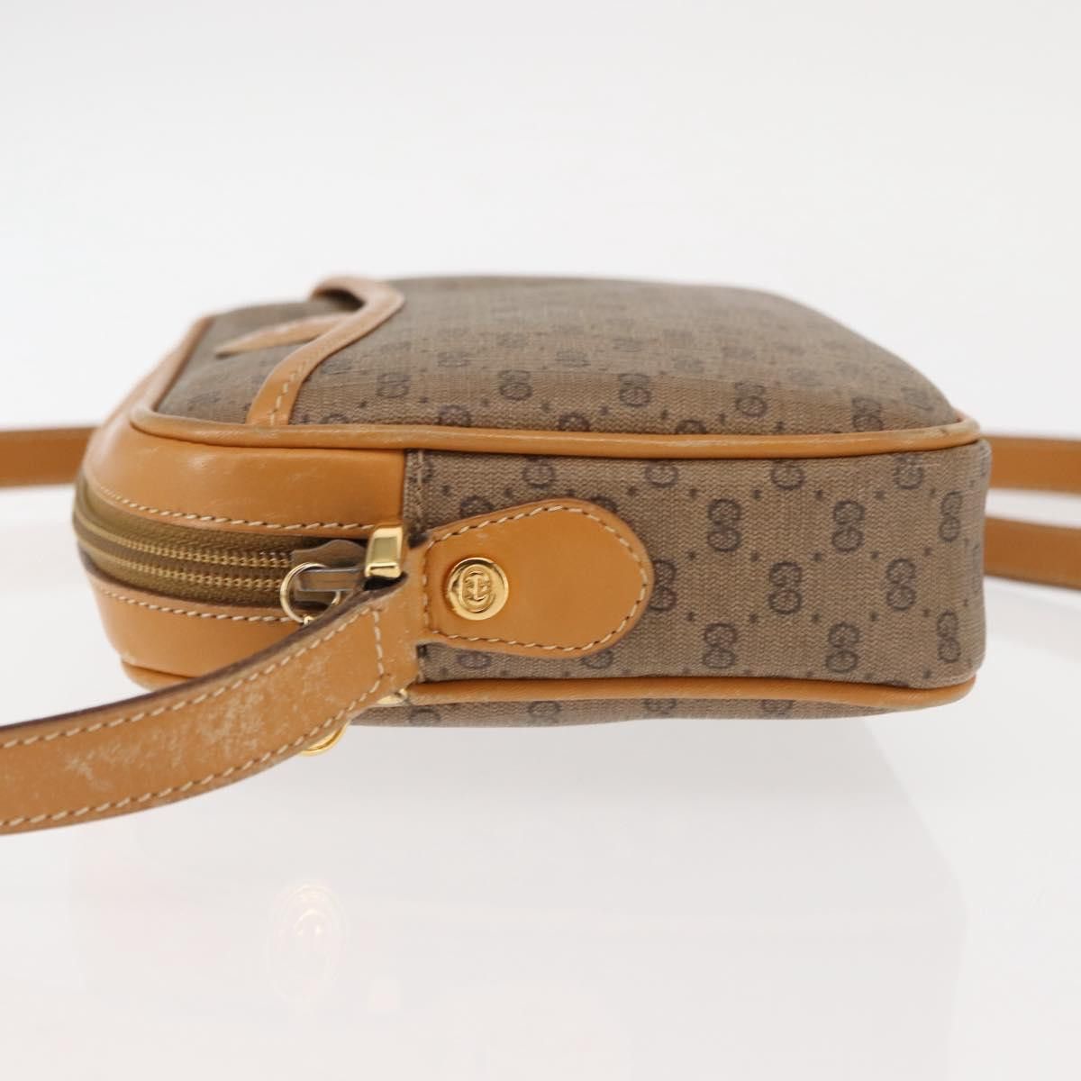 Gucci GUCCI Micro GG Canvas Shoulder Bag Pvc Leather Beige Size ONE SIZE - 5 Thumbnail