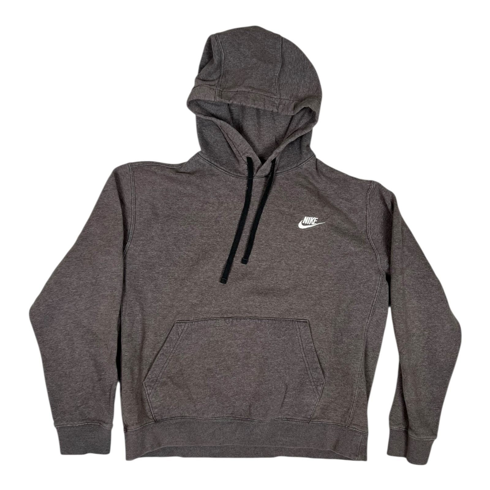 Nike Vintage Nike Brown Gray Hoodie Sweatshirt Women's Medium Y2K Size M / US 6-8 / IT 42-44 - 1 Thumbnail
