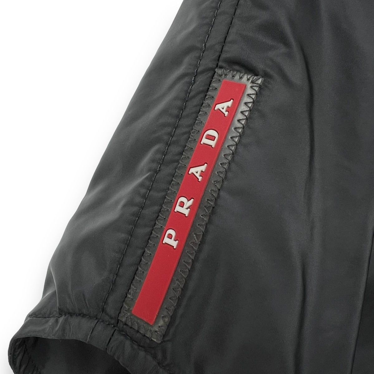Prada Prada Grey Padded Nylon Overshirt Jacket Size US L / EU 52-54 / 3 - 4 Thumbnail