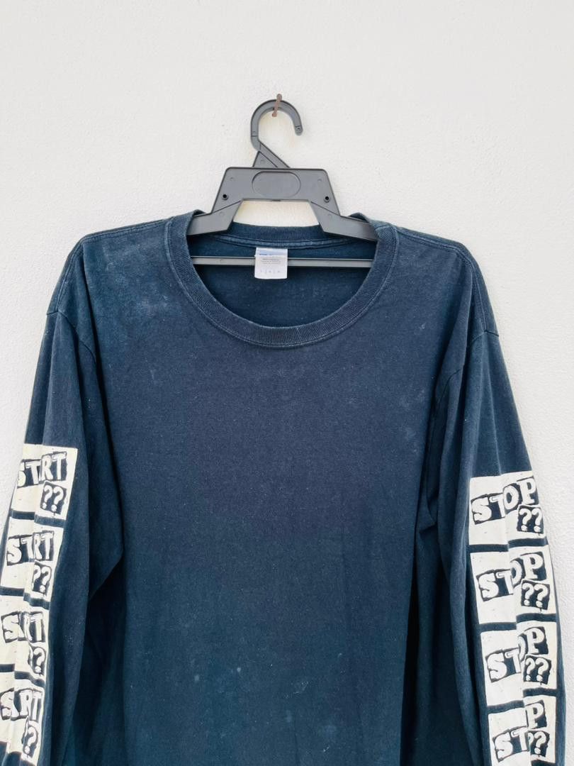 Japanese Brand × Vintage Vintage Start Stop Full Sleeve Streetwear Fashion Style Size US L / EU 52-54 / 3 - 3 Thumbnail