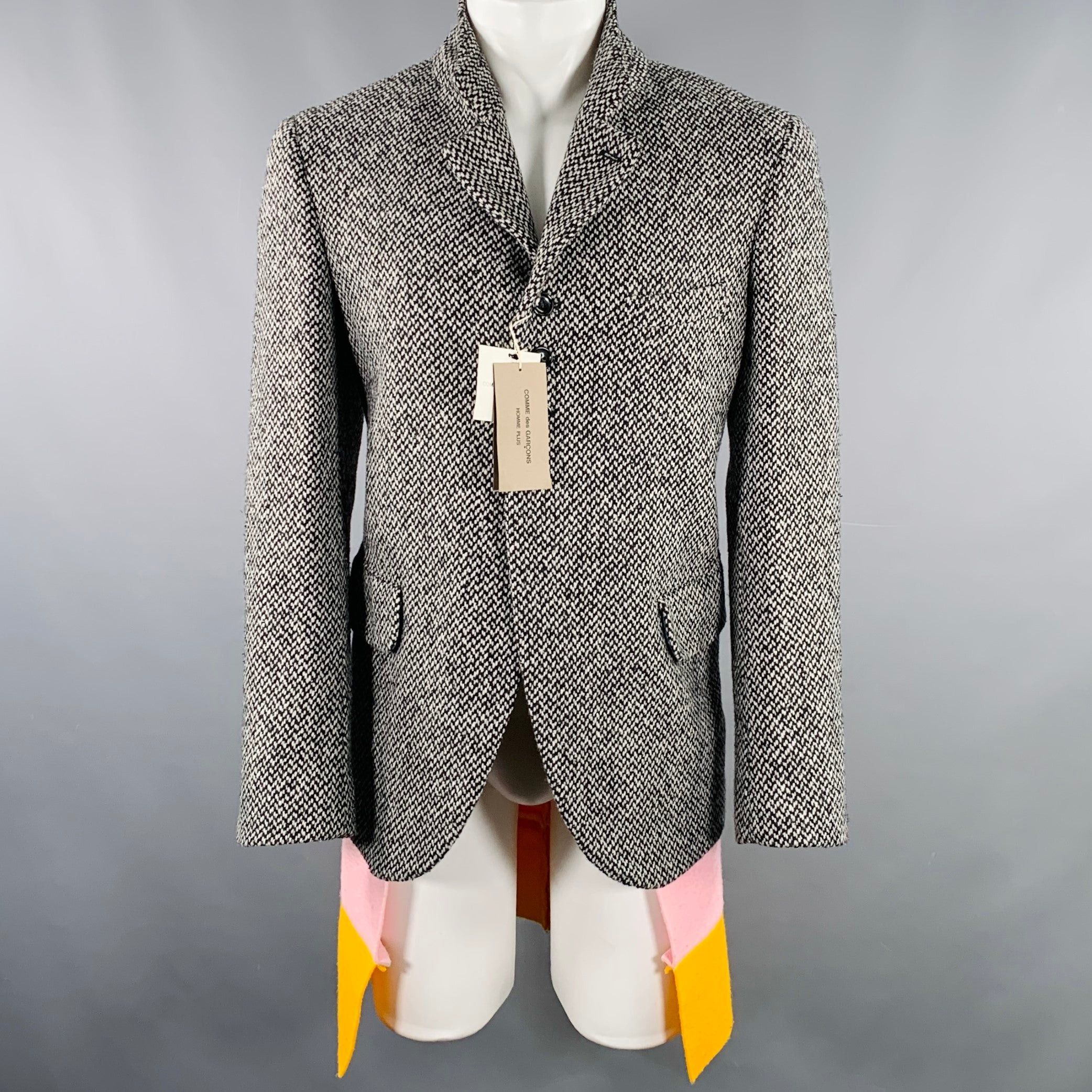Wool Herringbone Tweed Coat by Comme Des Garçons Comme Des
