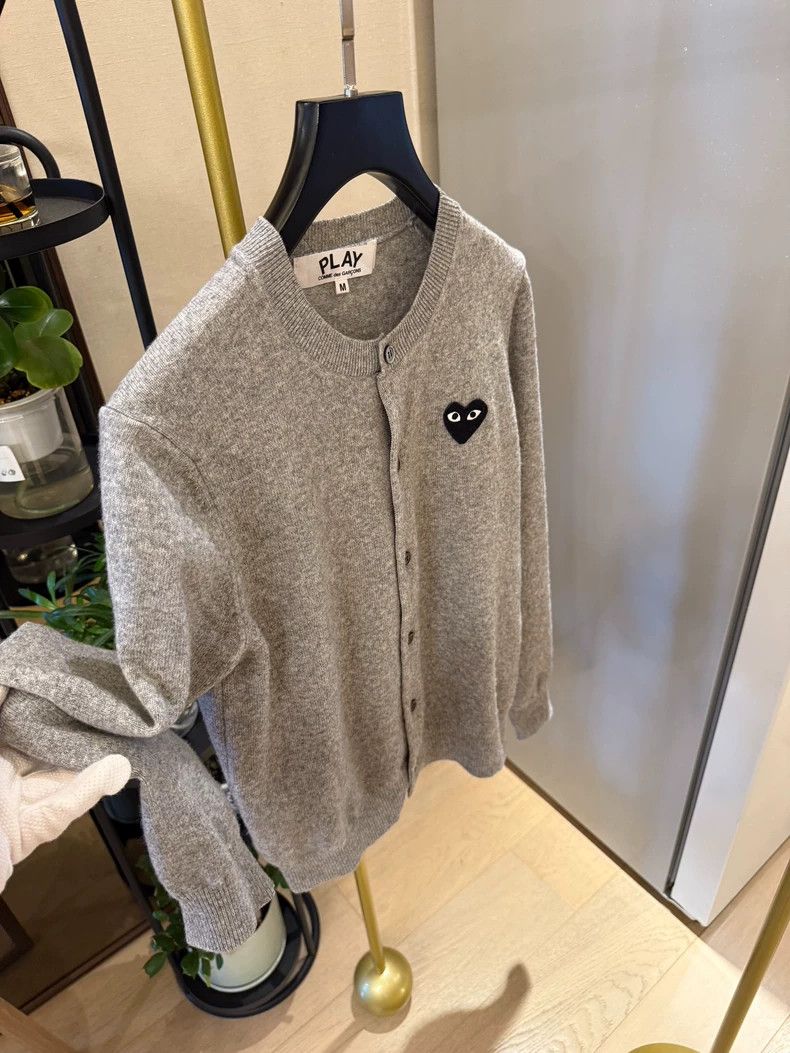 Comme des Garcons Comme Des Garcons Wool knitted cardigan gray Size M / US 6-8 / IT 42-44 - 3 Thumbnail