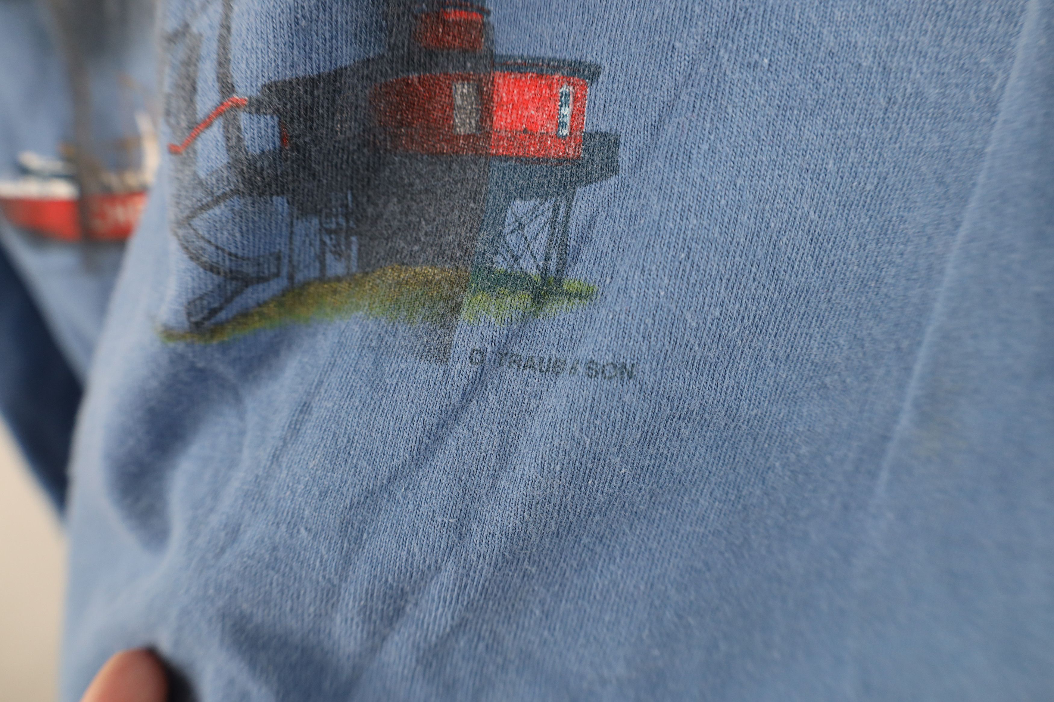 Vintage Vintage 90s Lighthouses of the Chesapeake T-Shirt Cotton Size US L / EU 52-54 / 3 - 12 Thumbnail
