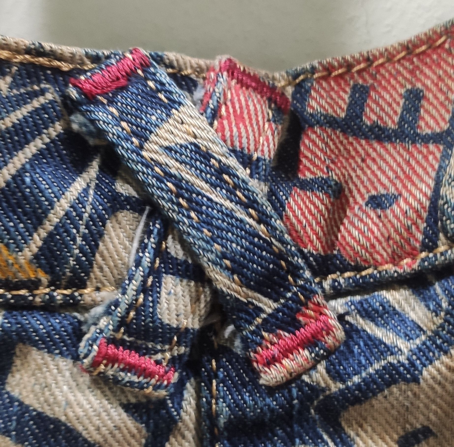 Hysteric Glamour × Vintage Vintage Denim Super Hysteric Glamour Collection Tote Beg Size ONE SIZE - 14 Thumbnail