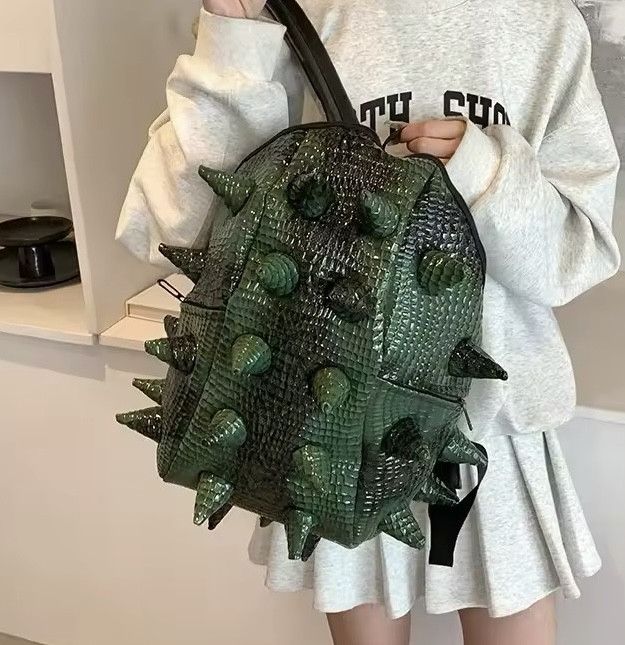 Japanese Brand × Vintage Hedgehog Shape PU Backpacks Size ONE SIZE - 3 Thumbnail