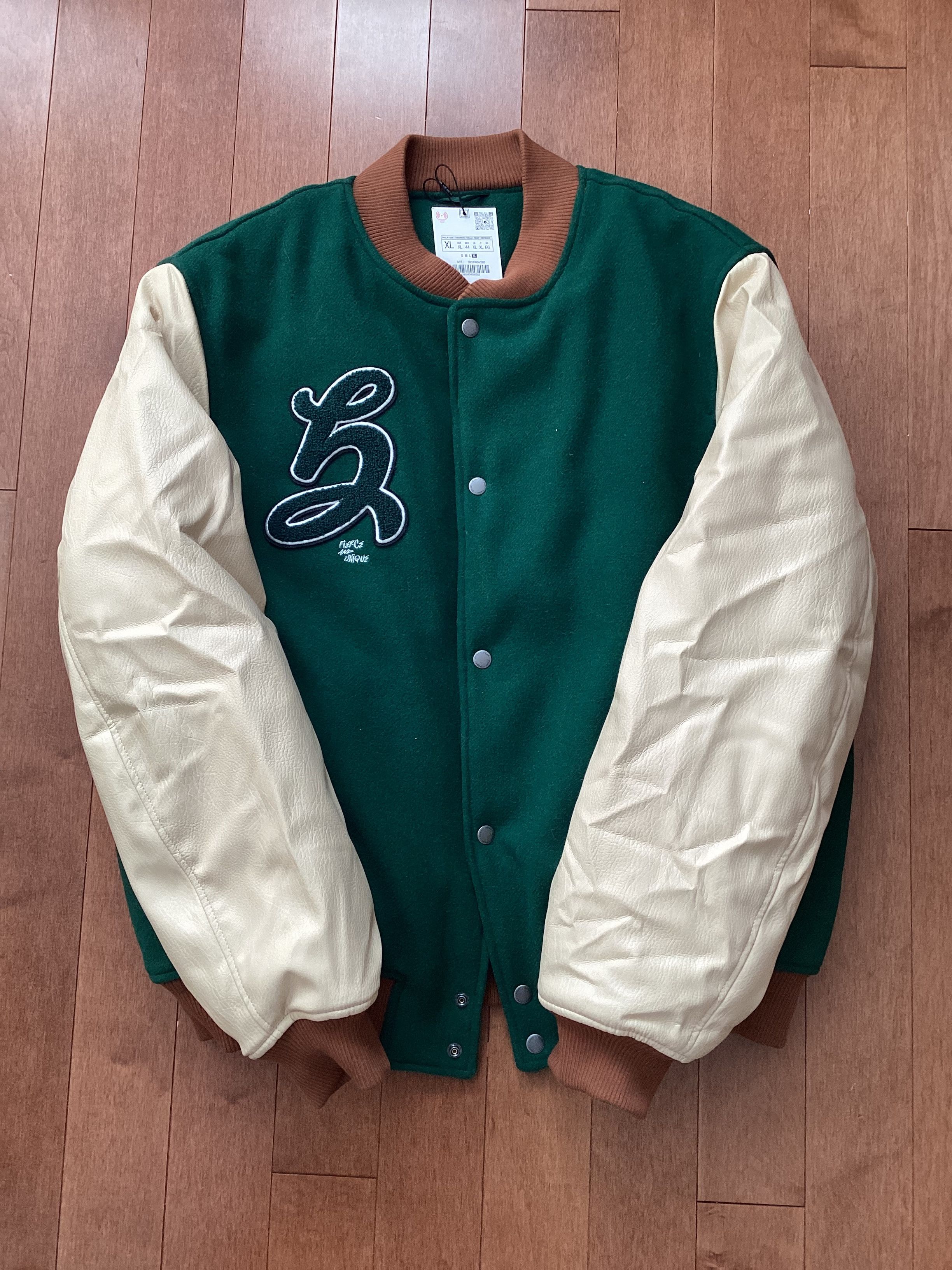 Zara Zara patch Bomber Jacket Xl Green Size US XL / EU 56 / 4 - 3 Thumbnail