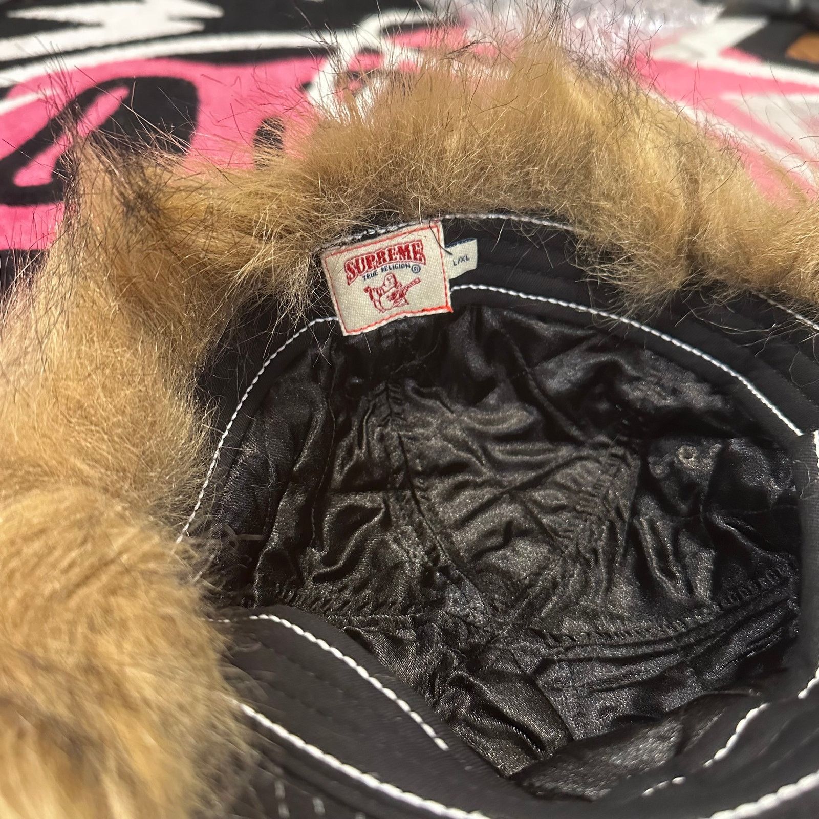 Supreme Supreme True Religion Earflap 5-Panel – Black – L/XL Size ONE SIZE - 5 Thumbnail