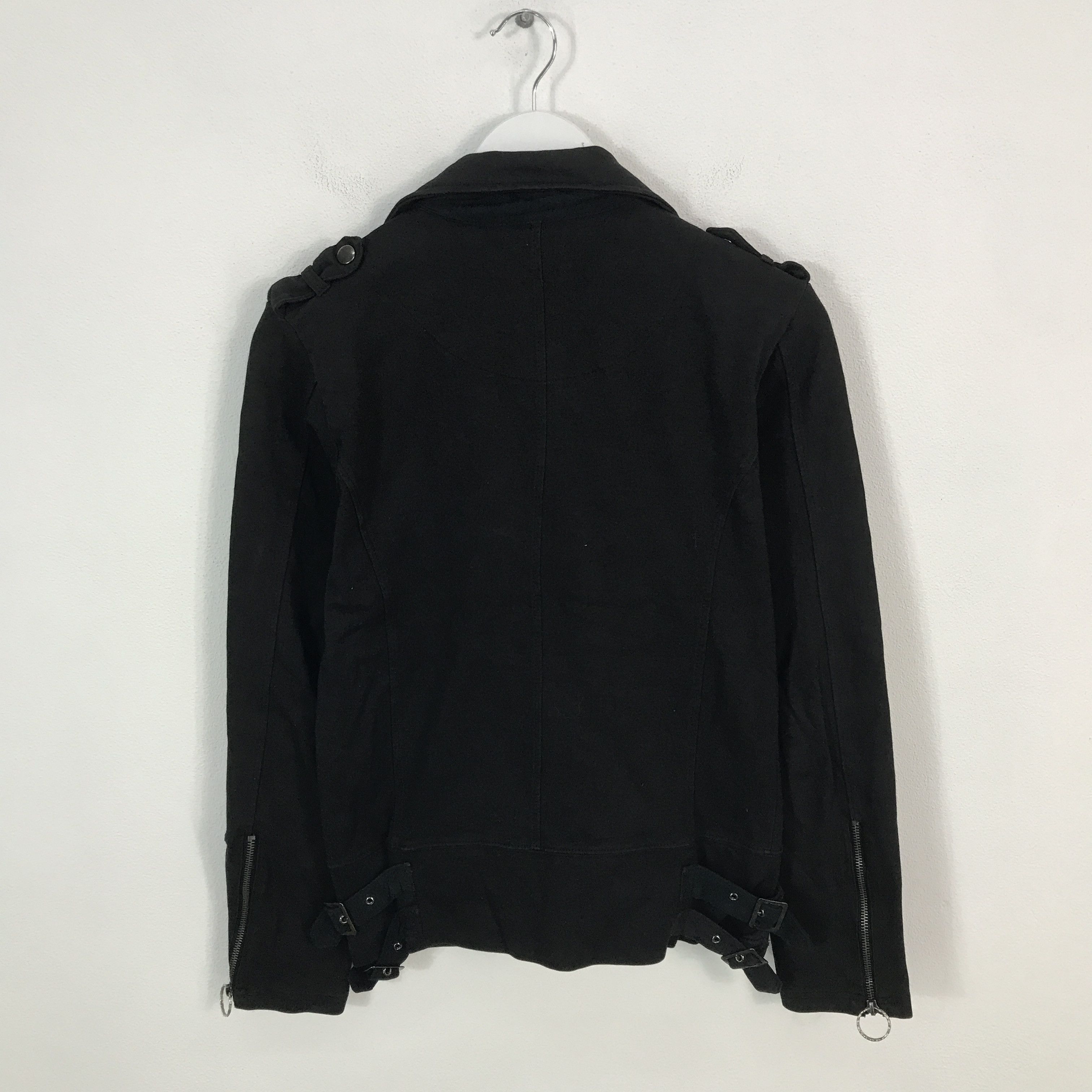 place plan japan black punk jacket