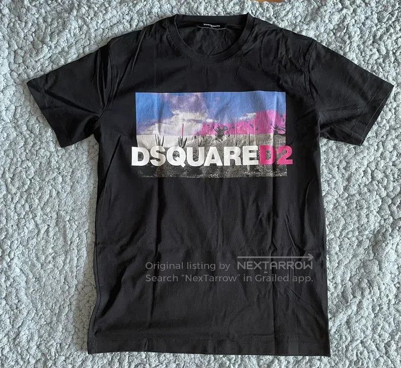 Dsquared2 Dsquared2 Black Graphic Short Sleeve T. Size US XL / EU 56 / 4 - 3 Thumbnail