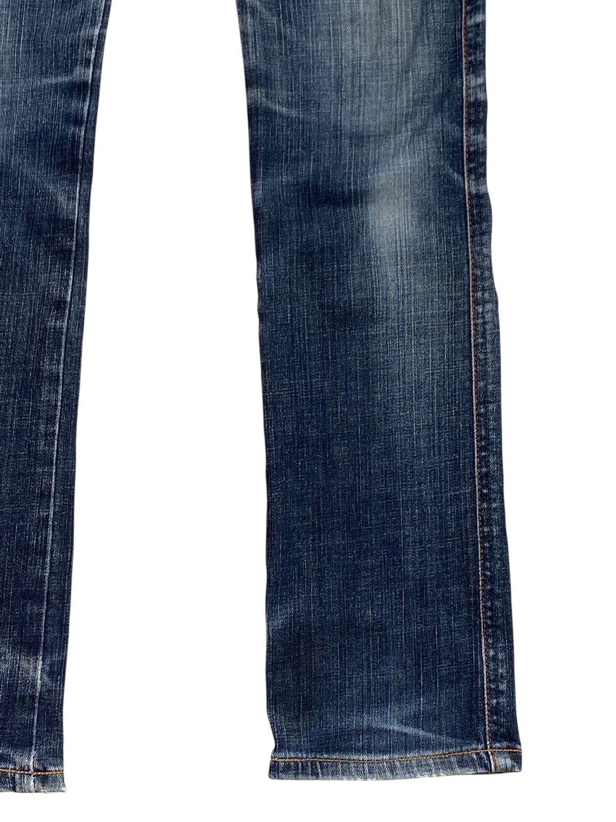Edwin Edwin Whiskers Faded Wash Style Loose Jeans Size US 30 / EU 46 - 8 Thumbnail