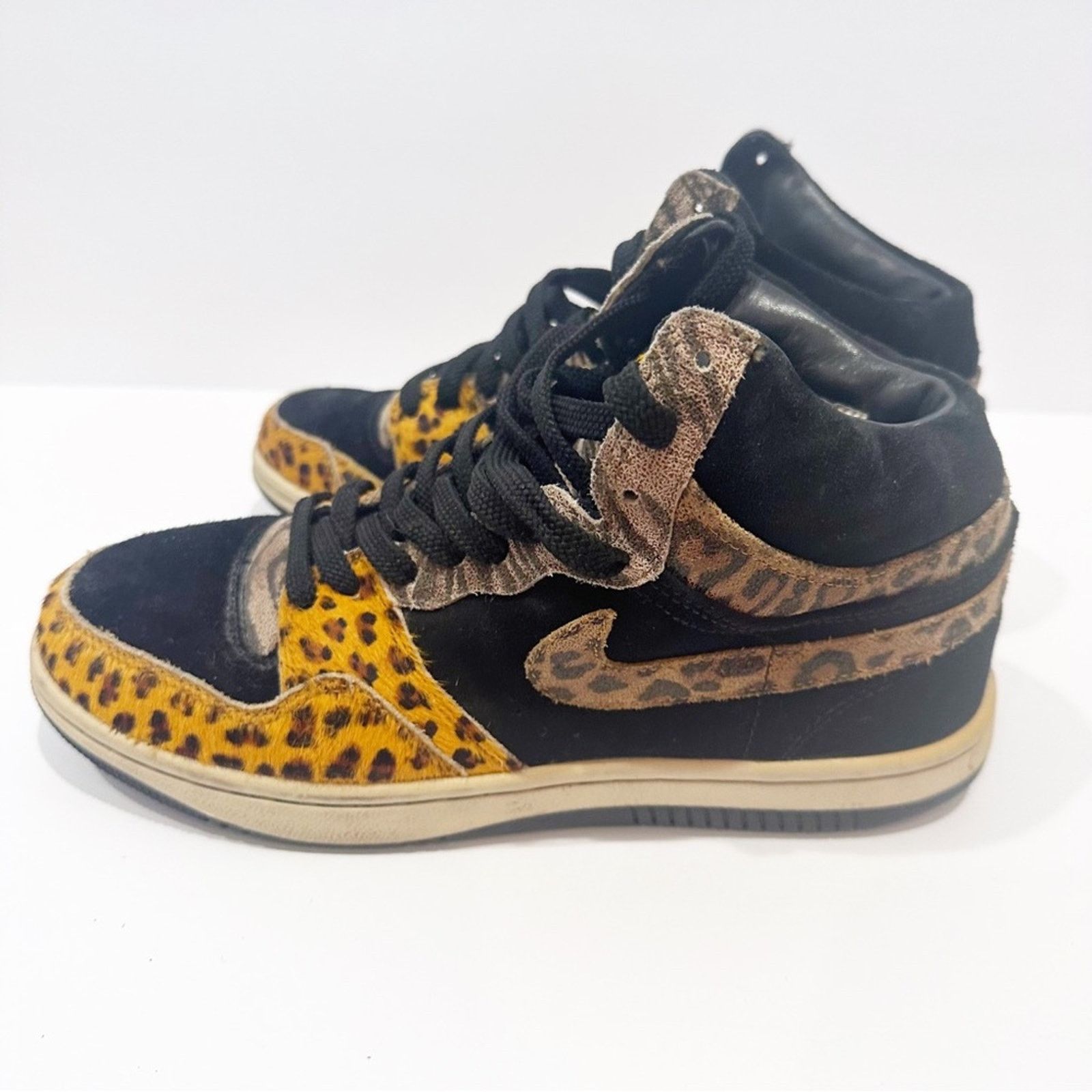Nike Nike Sneakers sz 8.5 Nike Court Force Animal Print Leopard Size US 8.5 / EU 41-42 - 7 Thumbnail