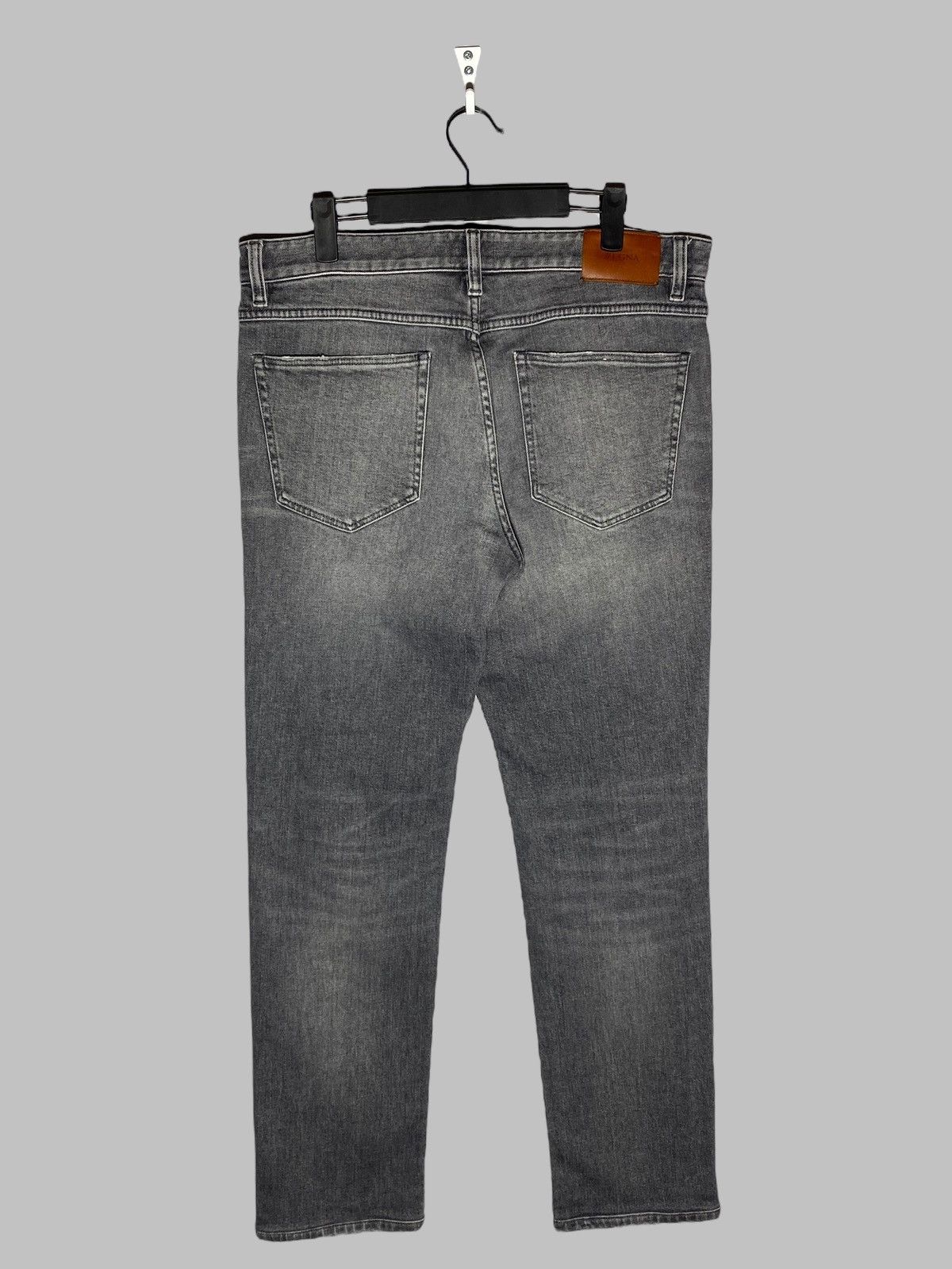 Z Zegna Zegna Washed Gray Denim Slim Fit Jeans Men’s Size 34 Size US 34 / EU 50 - 2 Thumbnail