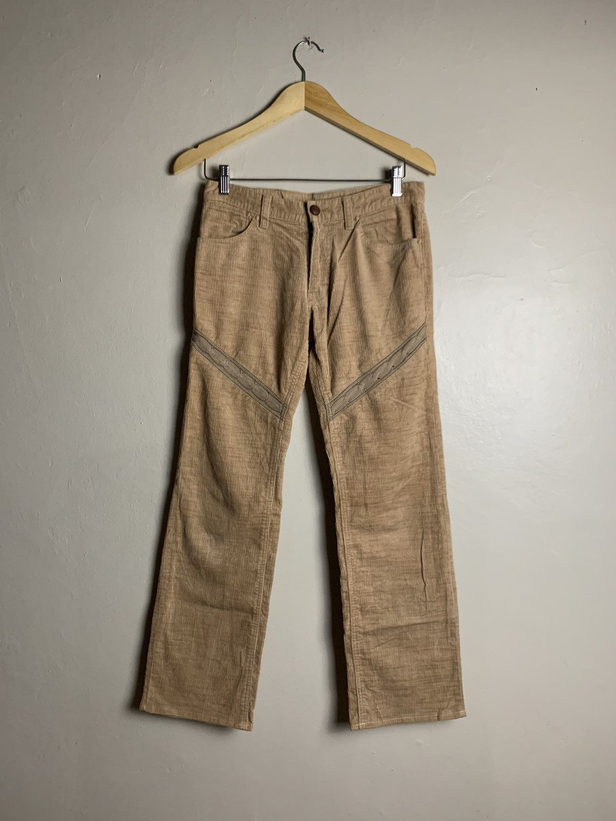 image of Number N Ine x Takahiromiyashita The Soloist Ss03 Number Nine Corduroy Cable Knit Pain Pants in Bro