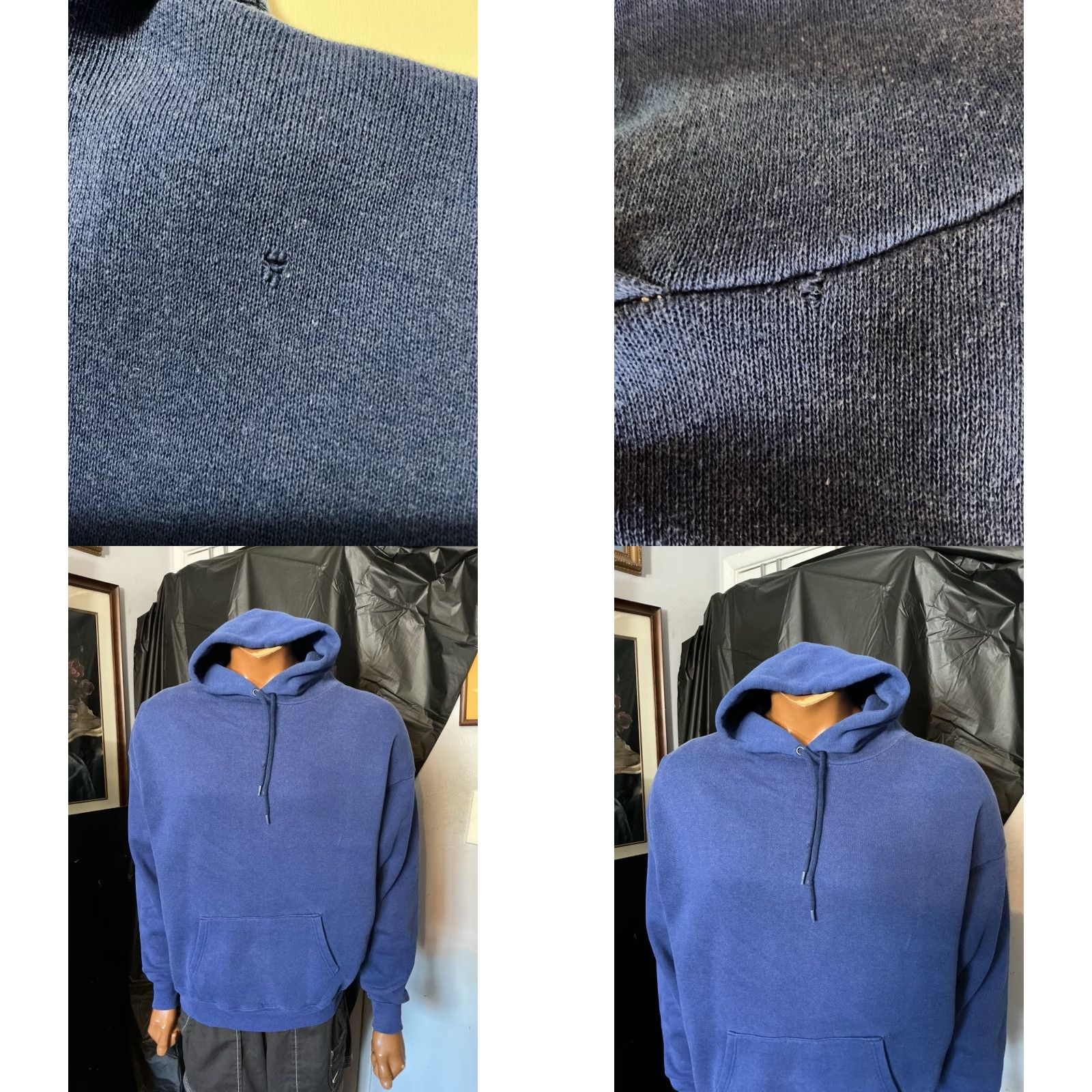 Vintage VINTAGE Pannill Hoodie Blue Pullover 50/50 Fleece Made In USA XL Men Size US XL / EU 56 / 4 - 8 Thumbnail