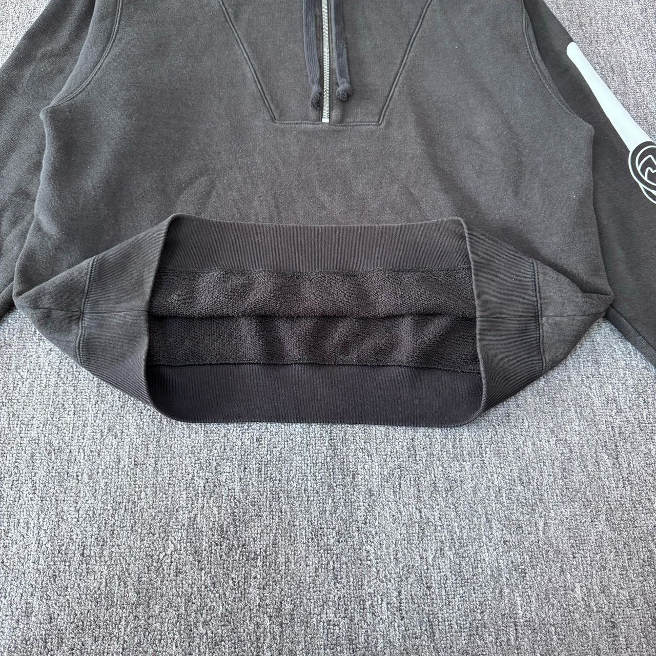 Gucci Gucci black arm belt logo half-zipper hoodie 2501-Nextarrow Size US S / EU 44-46 / 1 - 5 Thumbnail