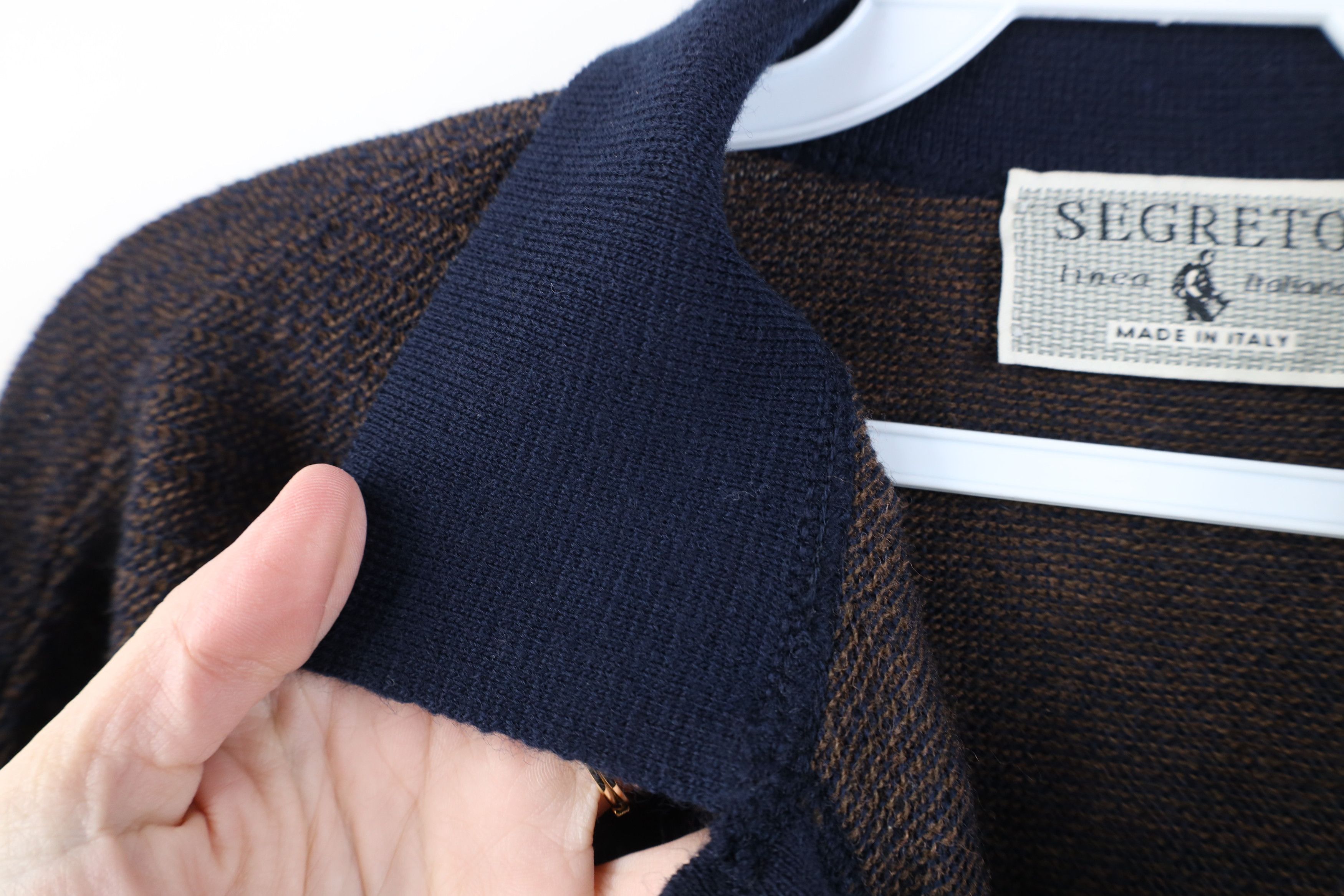 Vintage Vintage 90s Streetwear Knit Collared Pullover Sweater Size US XL / EU 56 / 4 - 5 Thumbnail